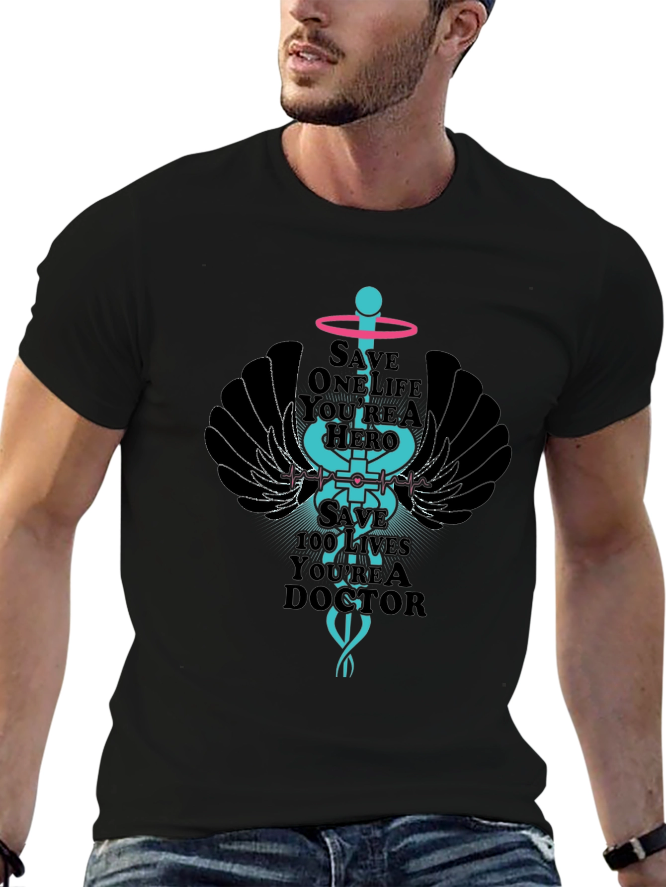Hero Doctor Graphic T-Shirt