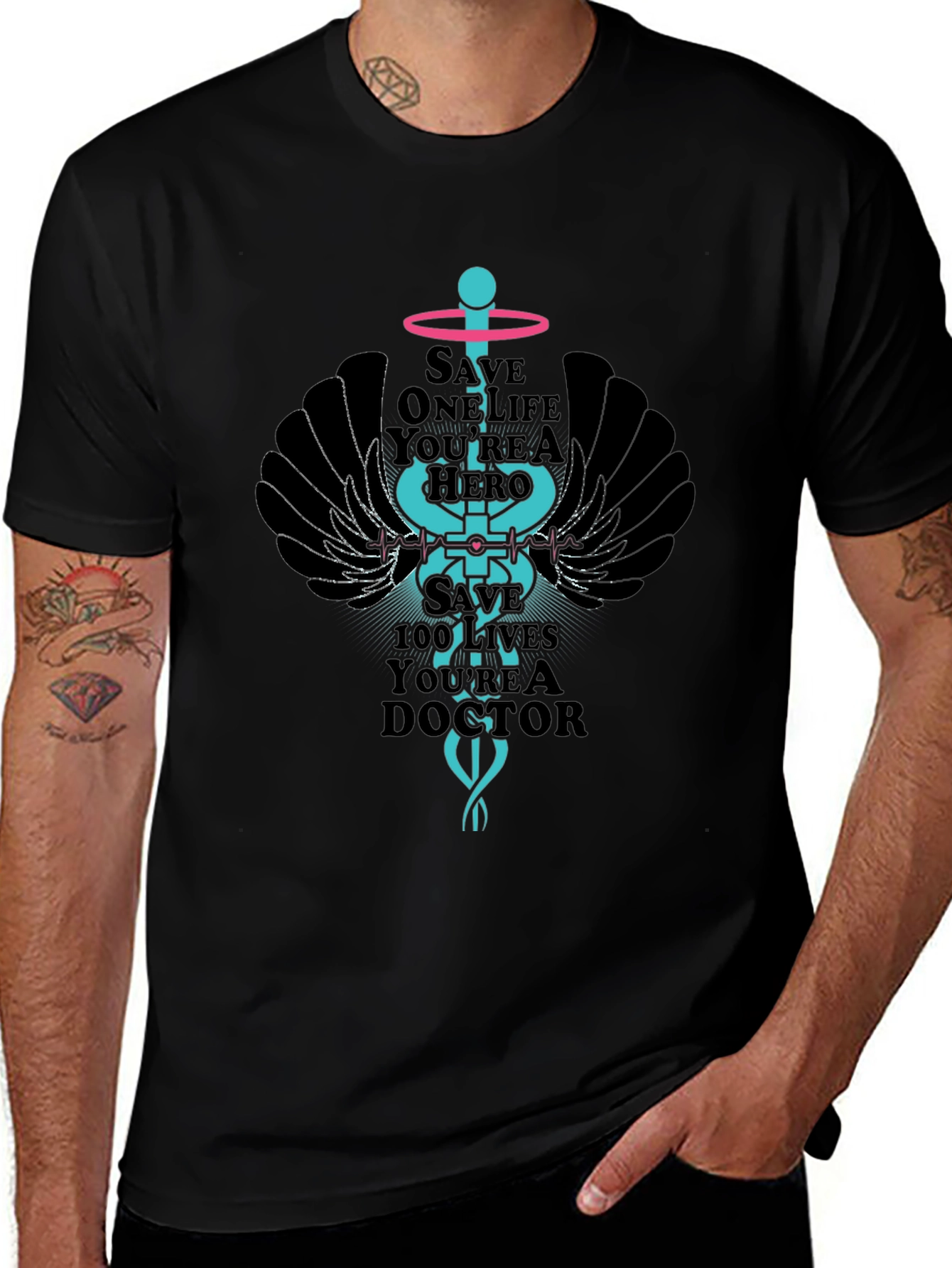 Hero Doctor Graphic T-Shirt