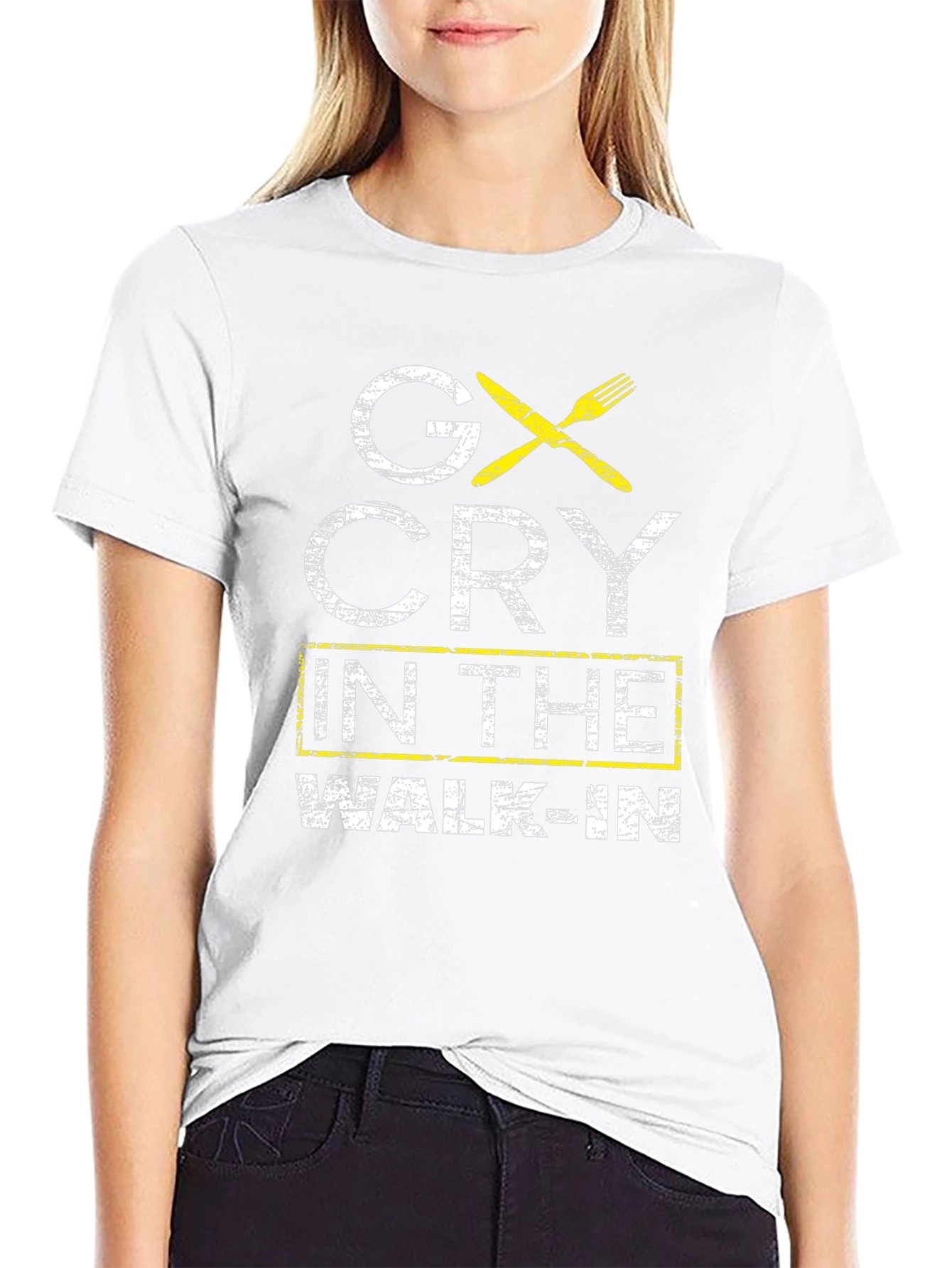 GX Cry in The Walk-In T-Shirt - Black