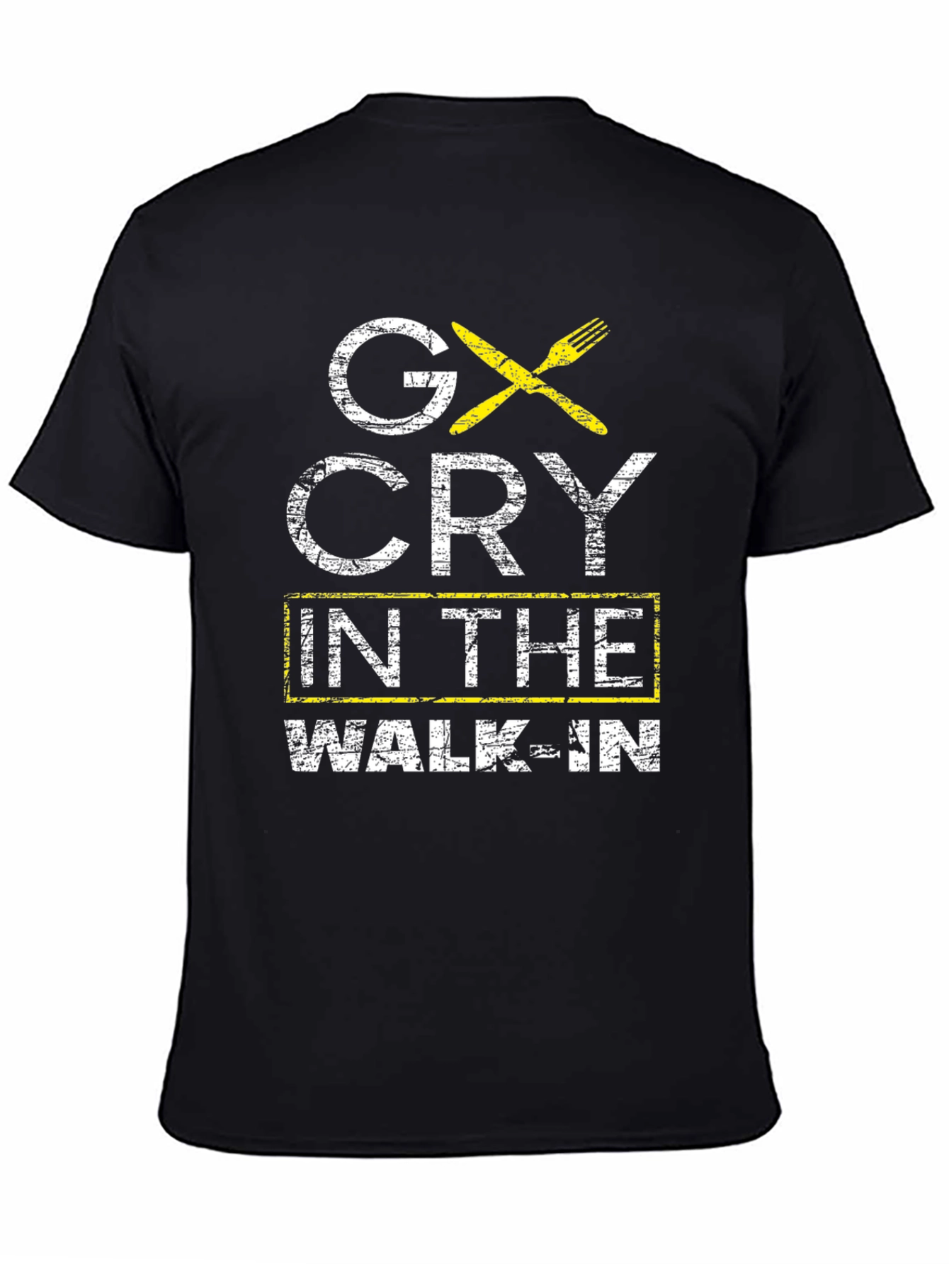 GX Cry in The Walk-In T-Shirt - Black