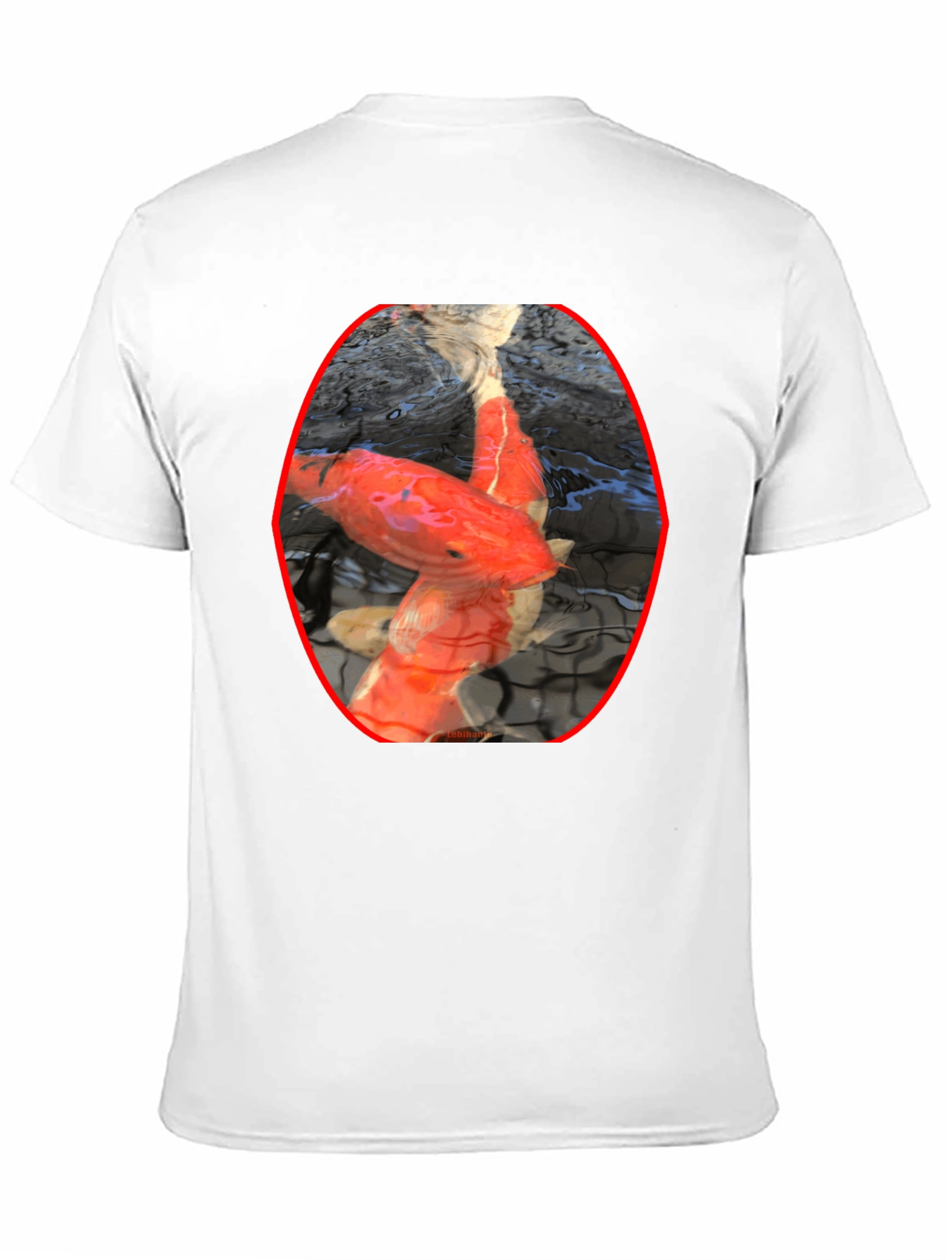 Koi Fish Graphic Black T-Shirt