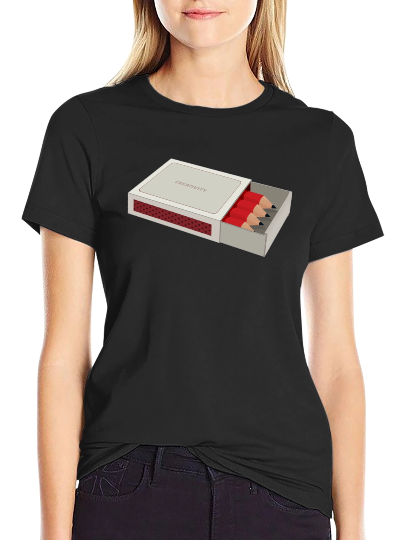 Creativity Pencils T-Shirt - Artistic Graphic Tee