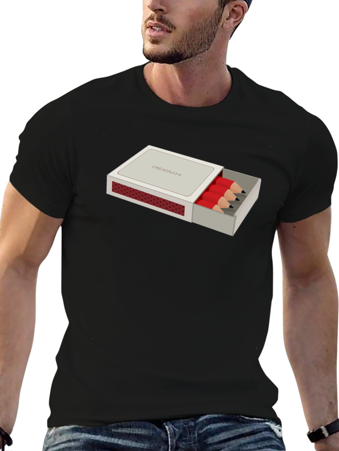 Creativity Pencils T-Shirt - Artistic Graphic Tee