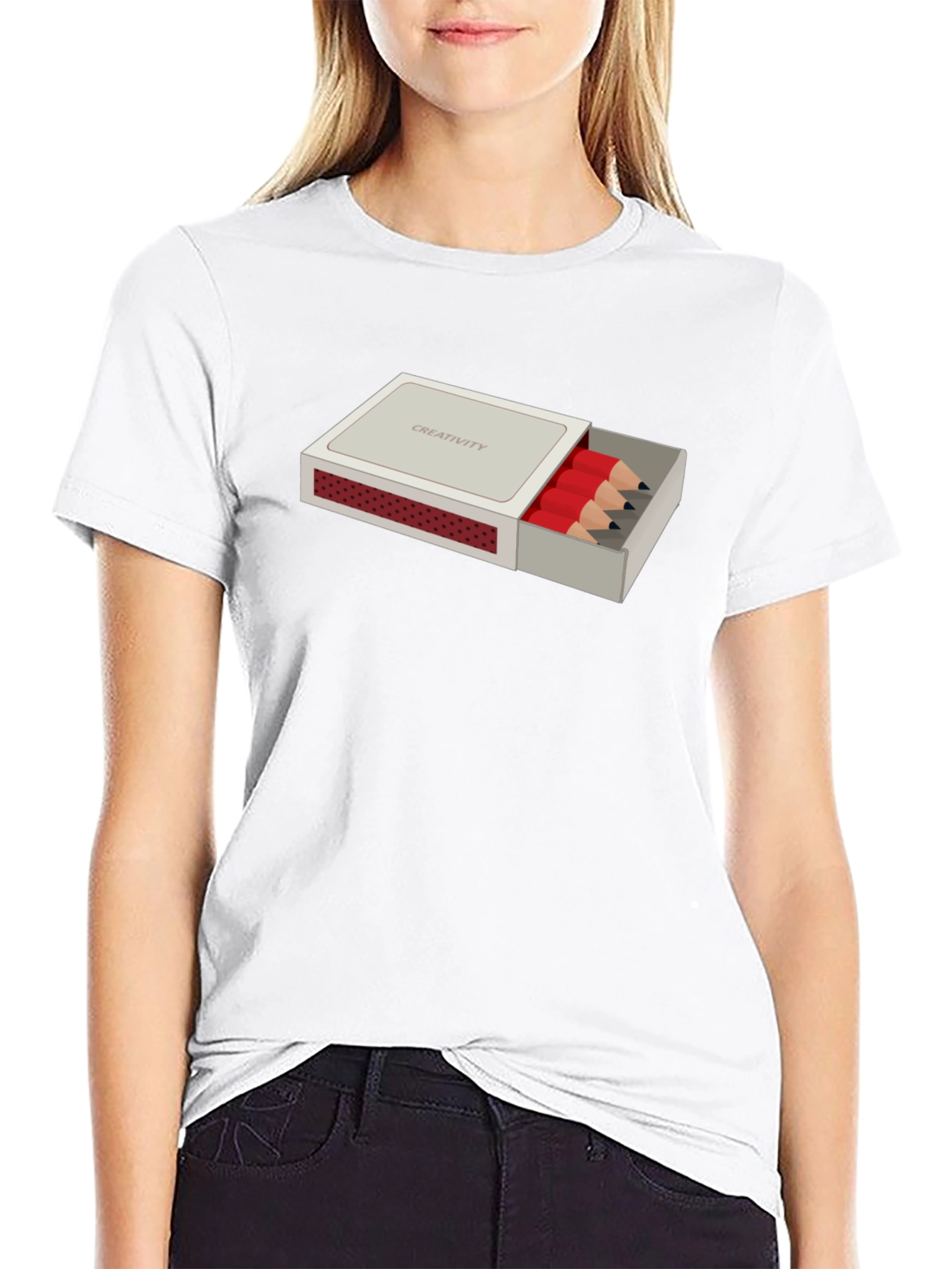 Creativity Pencils T-Shirt - Artistic Graphic Tee