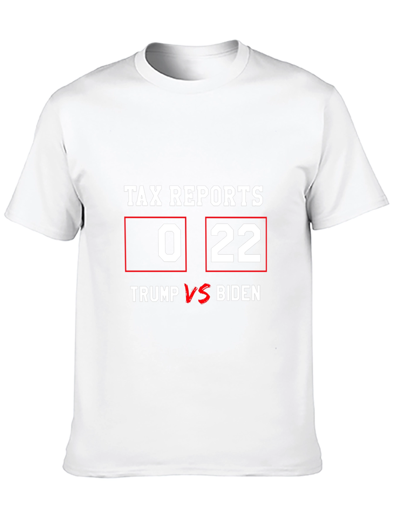 Tax Report Trump vs Biden Graphic T-Shirt