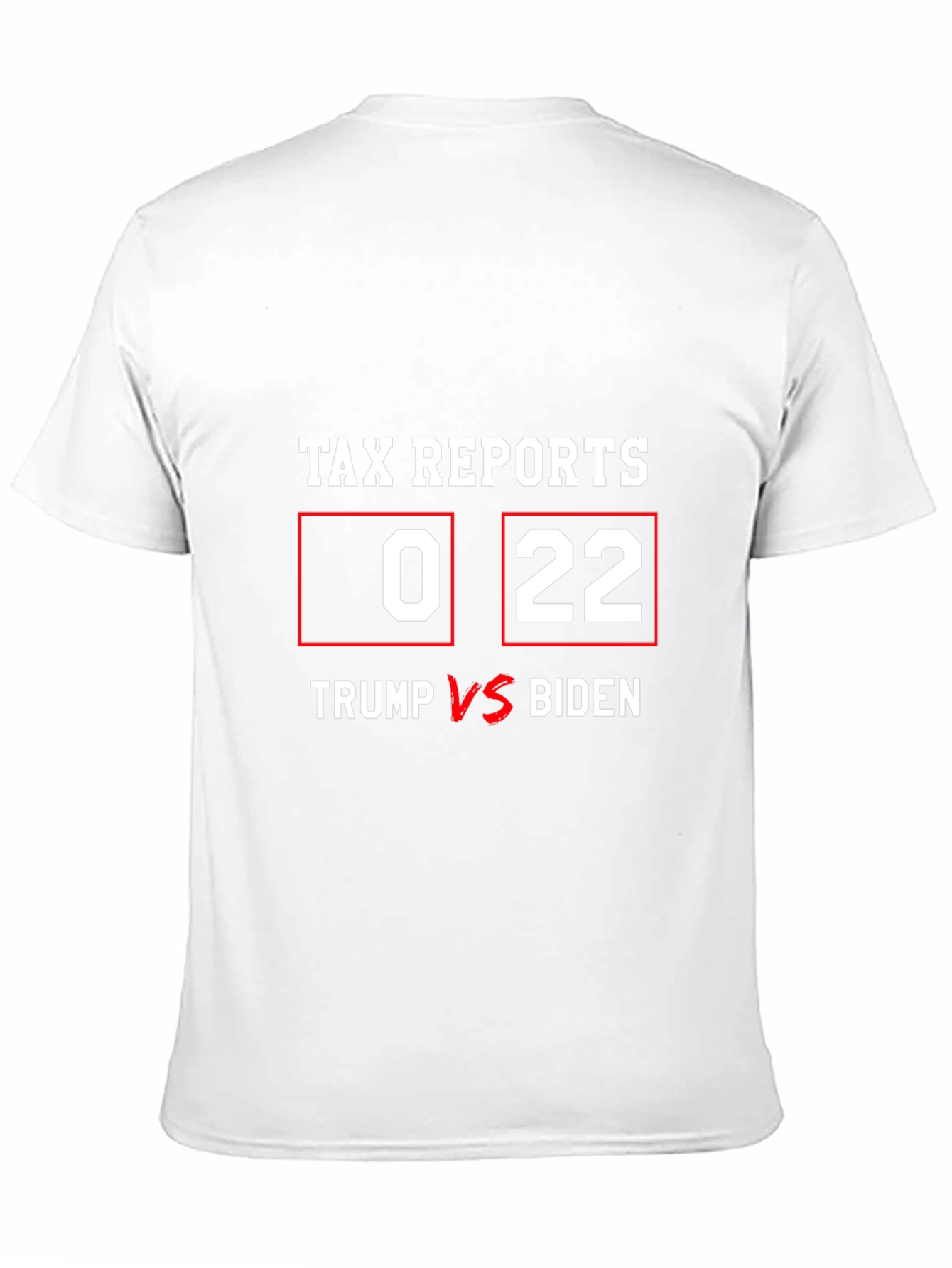 Tax Report Trump vs Biden Graphic T-Shirt