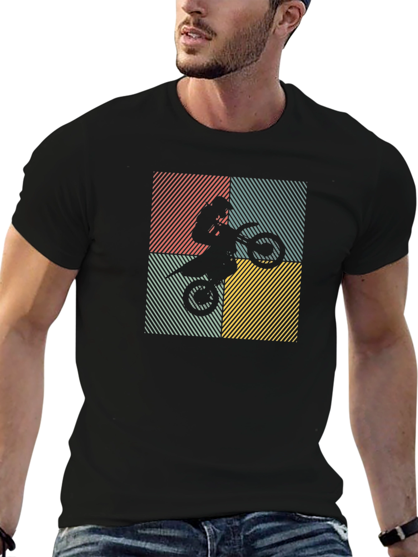 Retro Motocross Graphic T-Shirt