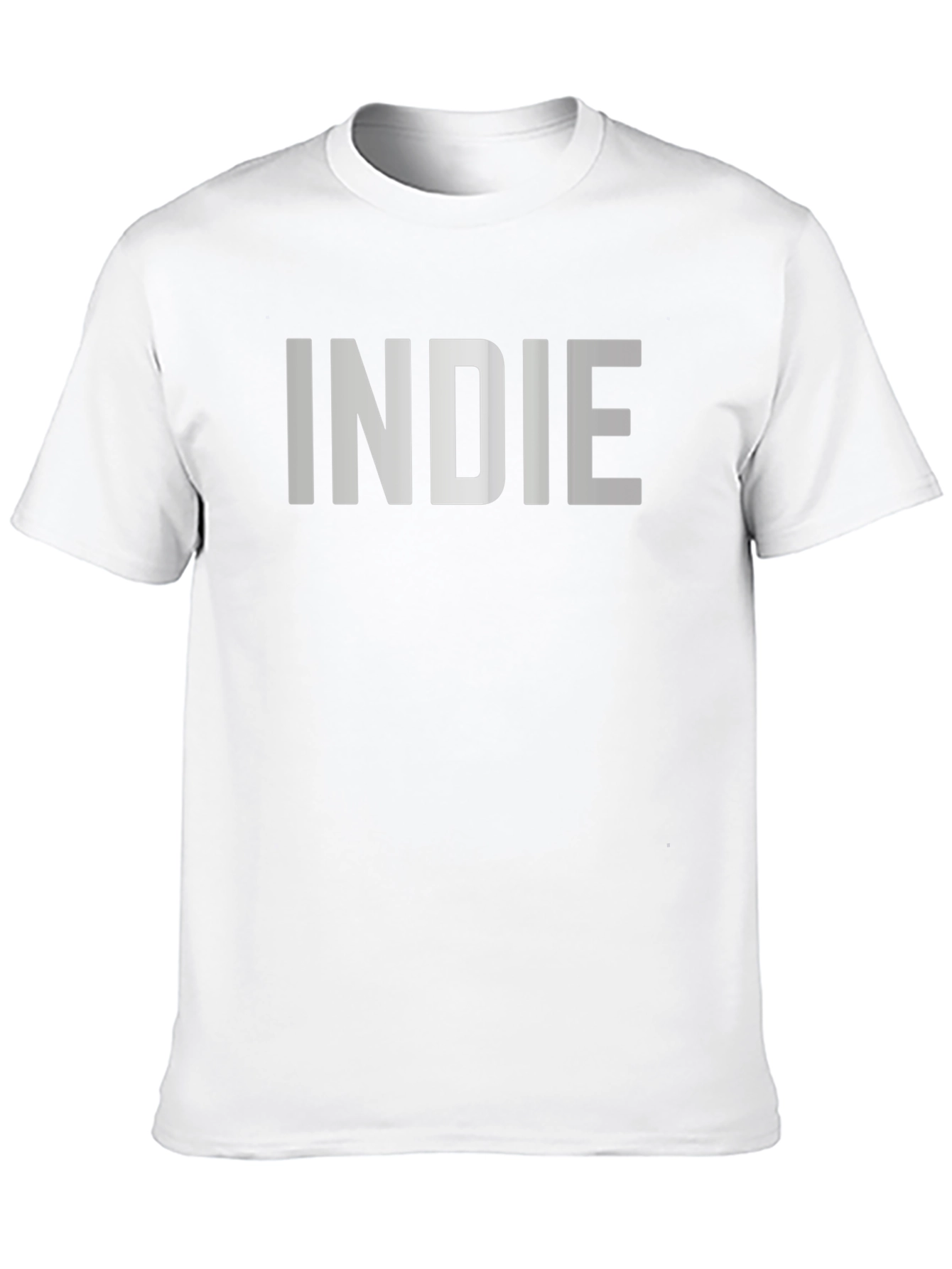 Indie Graphic Tee - Black Unisex Cotton T-Shirt