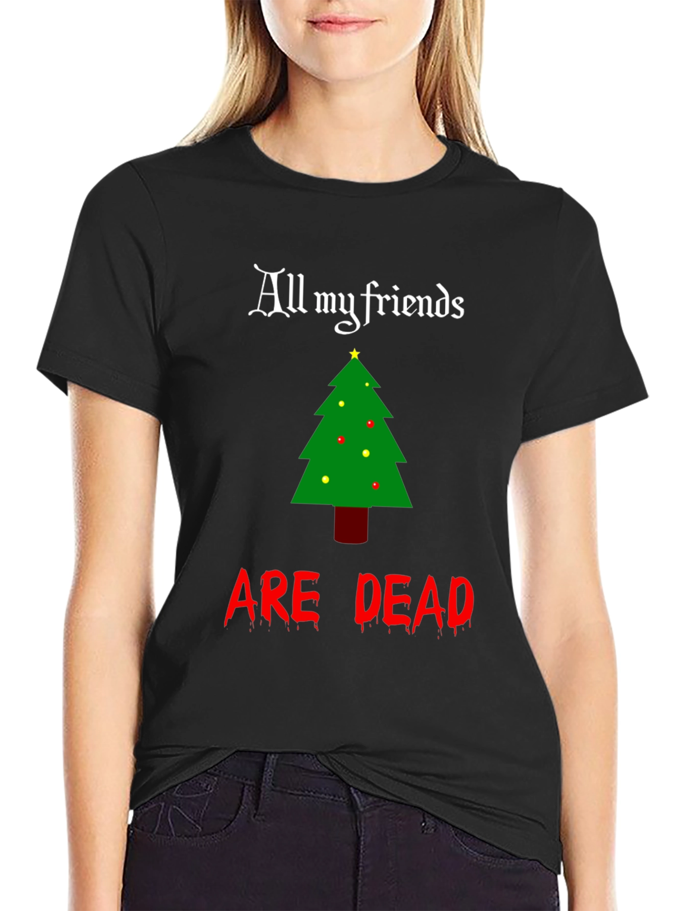 All My Friends Are Dead Christmas T-Shirt