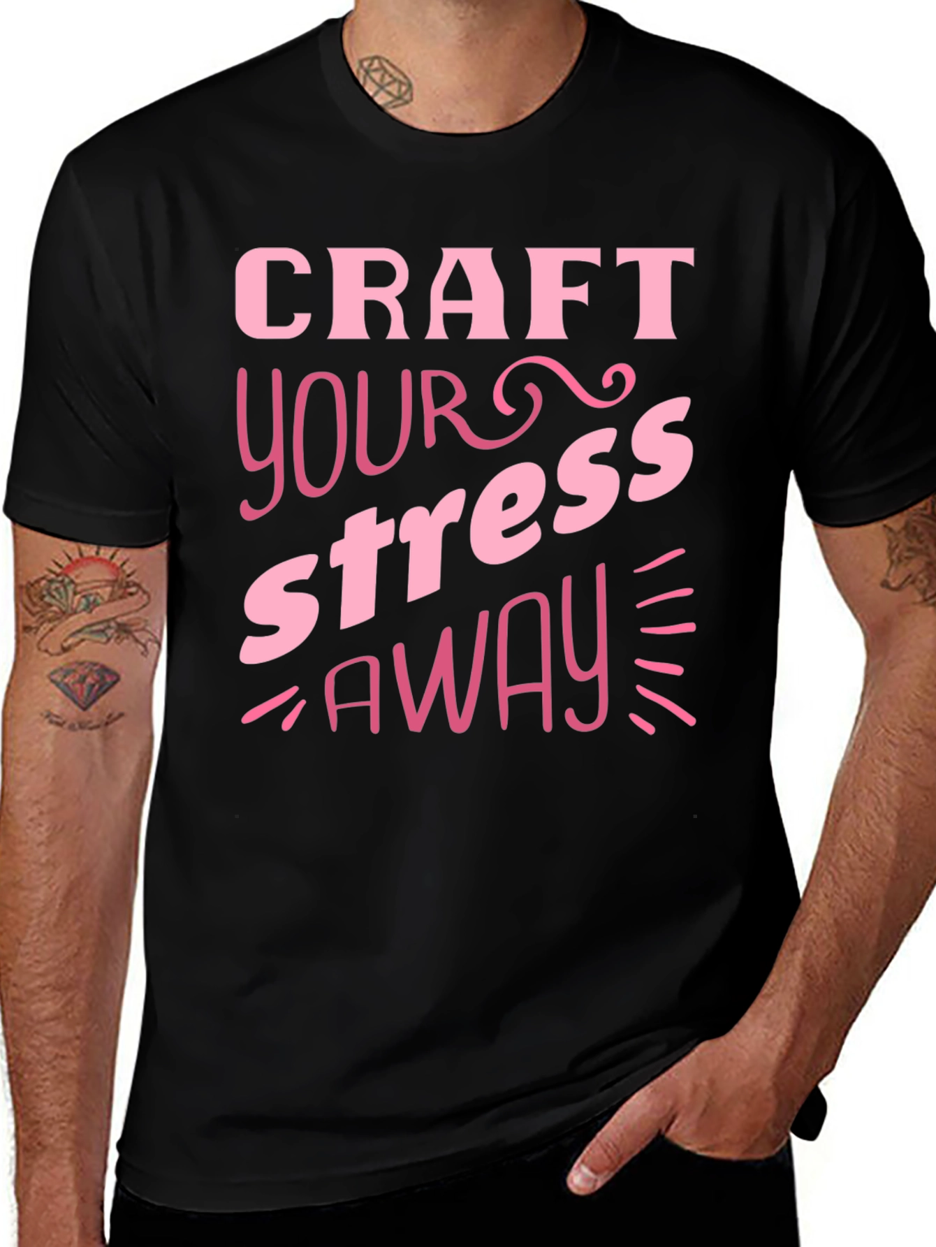 Craft Your Stress Away Graphic T-Shirt