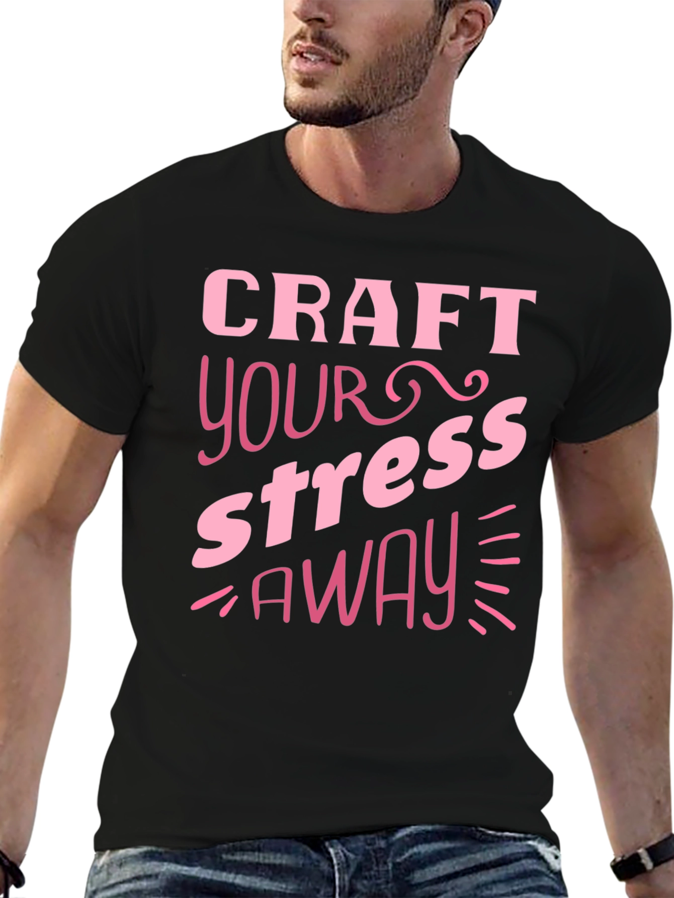 Craft Your Stress Away Graphic T-Shirt