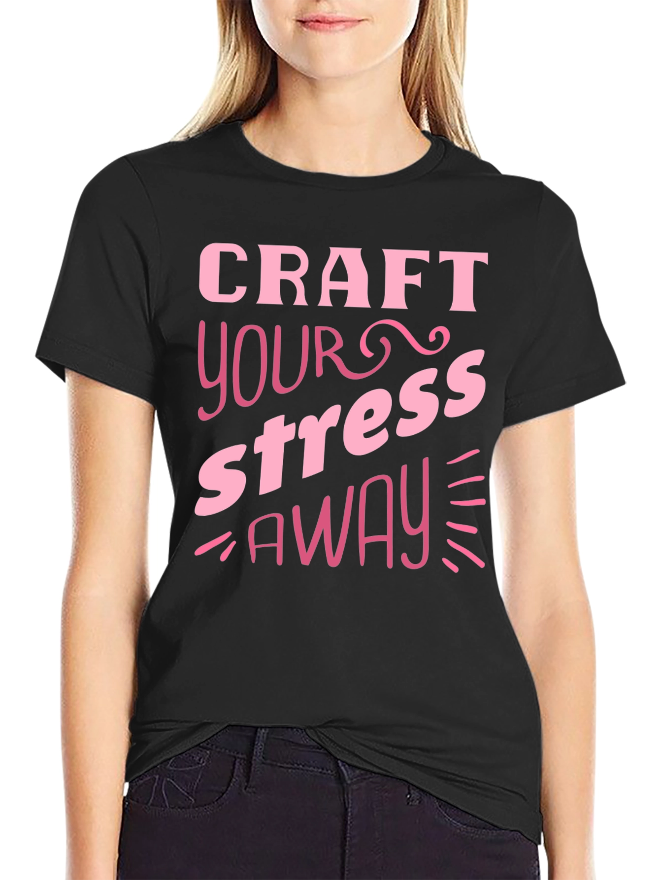 Craft Your Stress Away Graphic T-Shirt