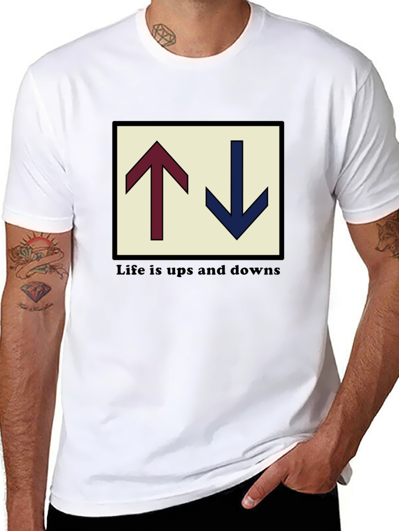 Life Ups and Downs Graphic Tee