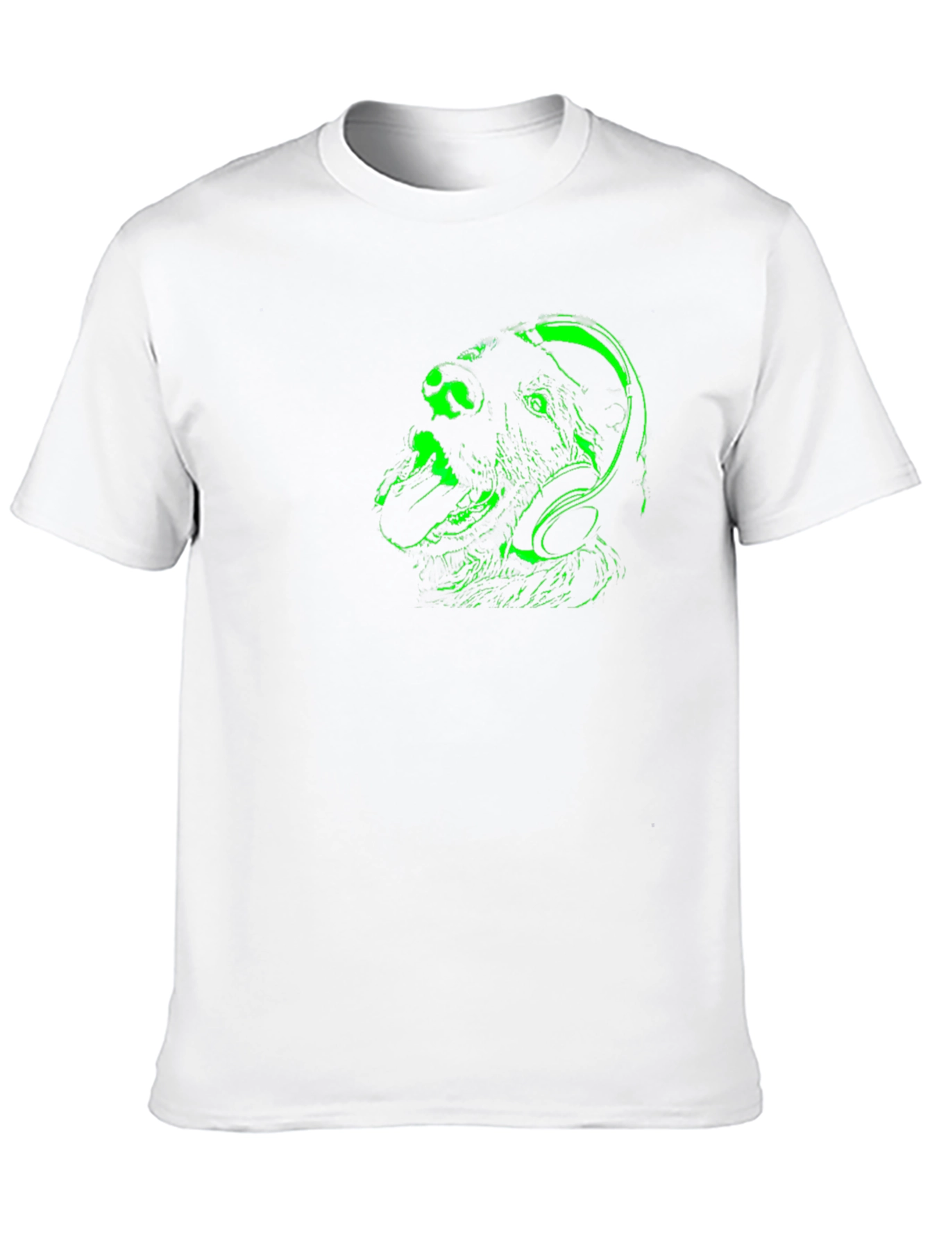 Dog DJ Graphic Tee - Black T-Shirt