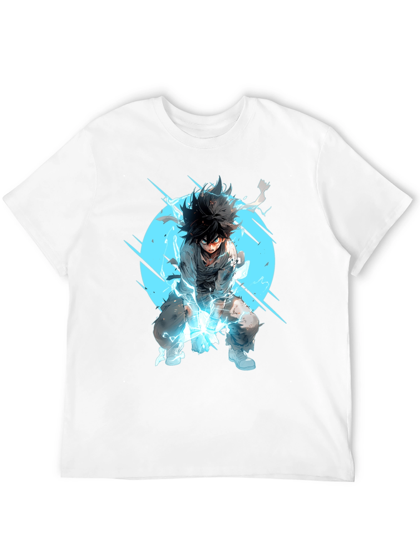 Anime Hero Black T-Shirt