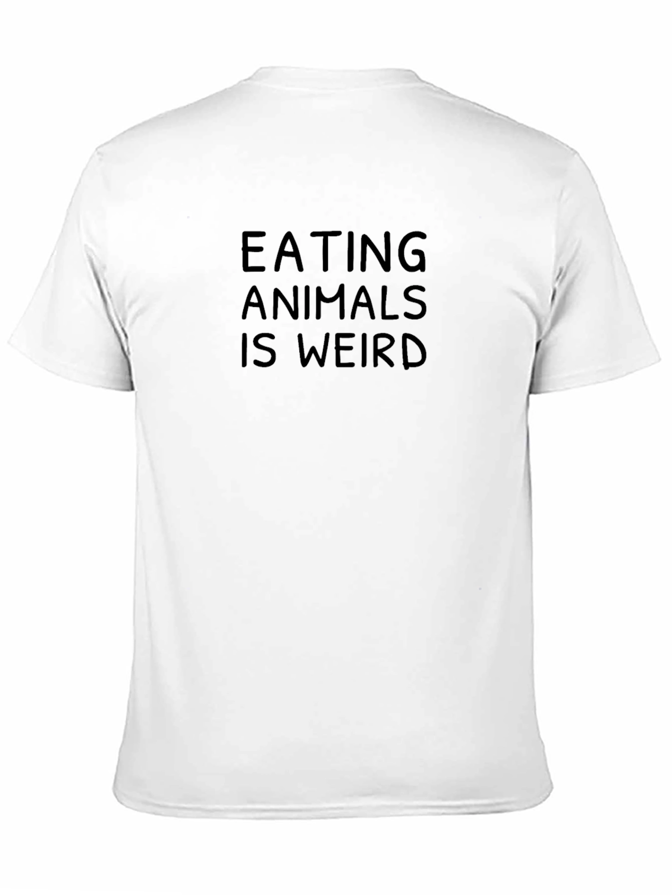 Eating Animals is Weird - Black Tee