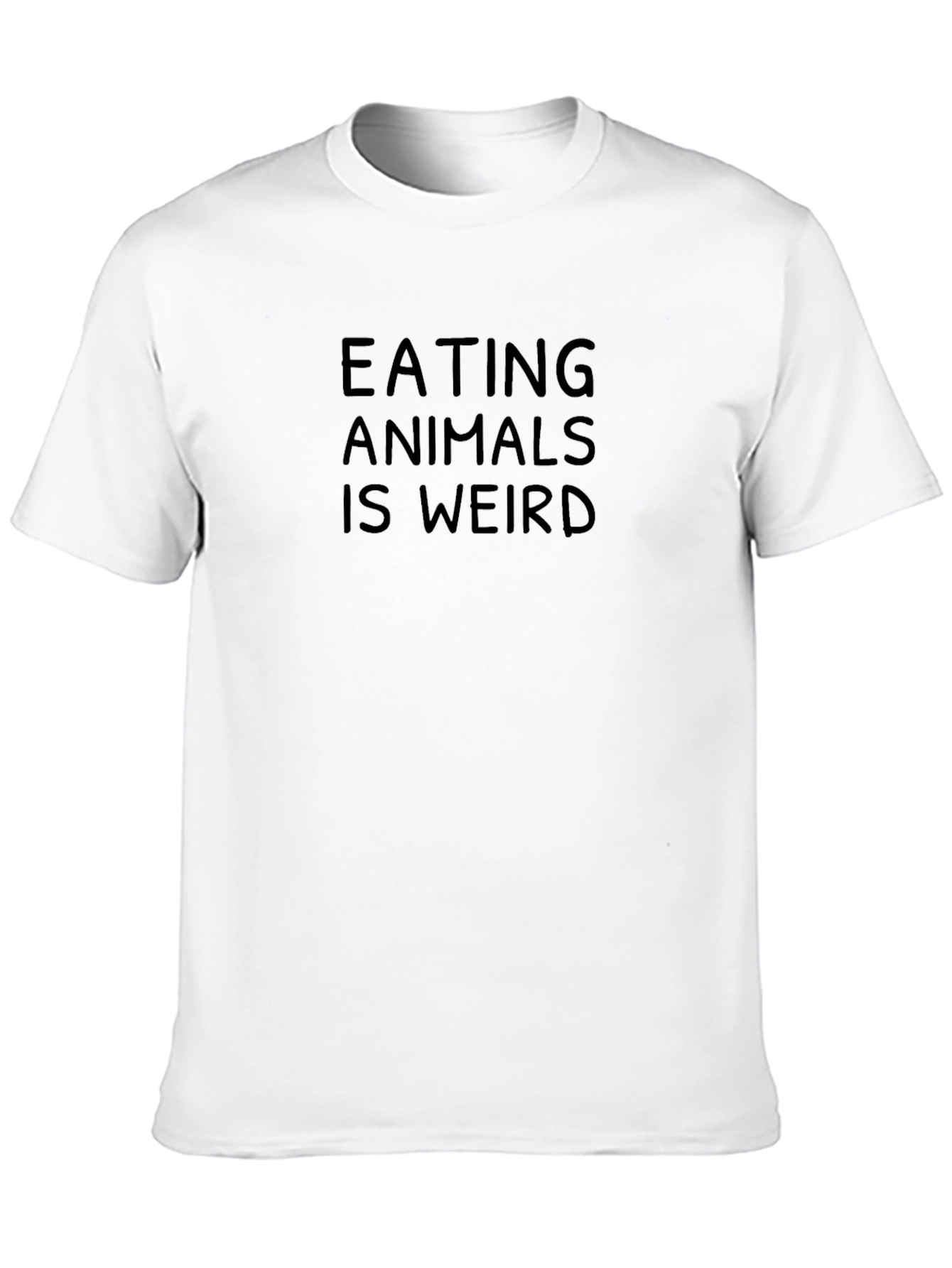 Eating Animals is Weird - Black Tee