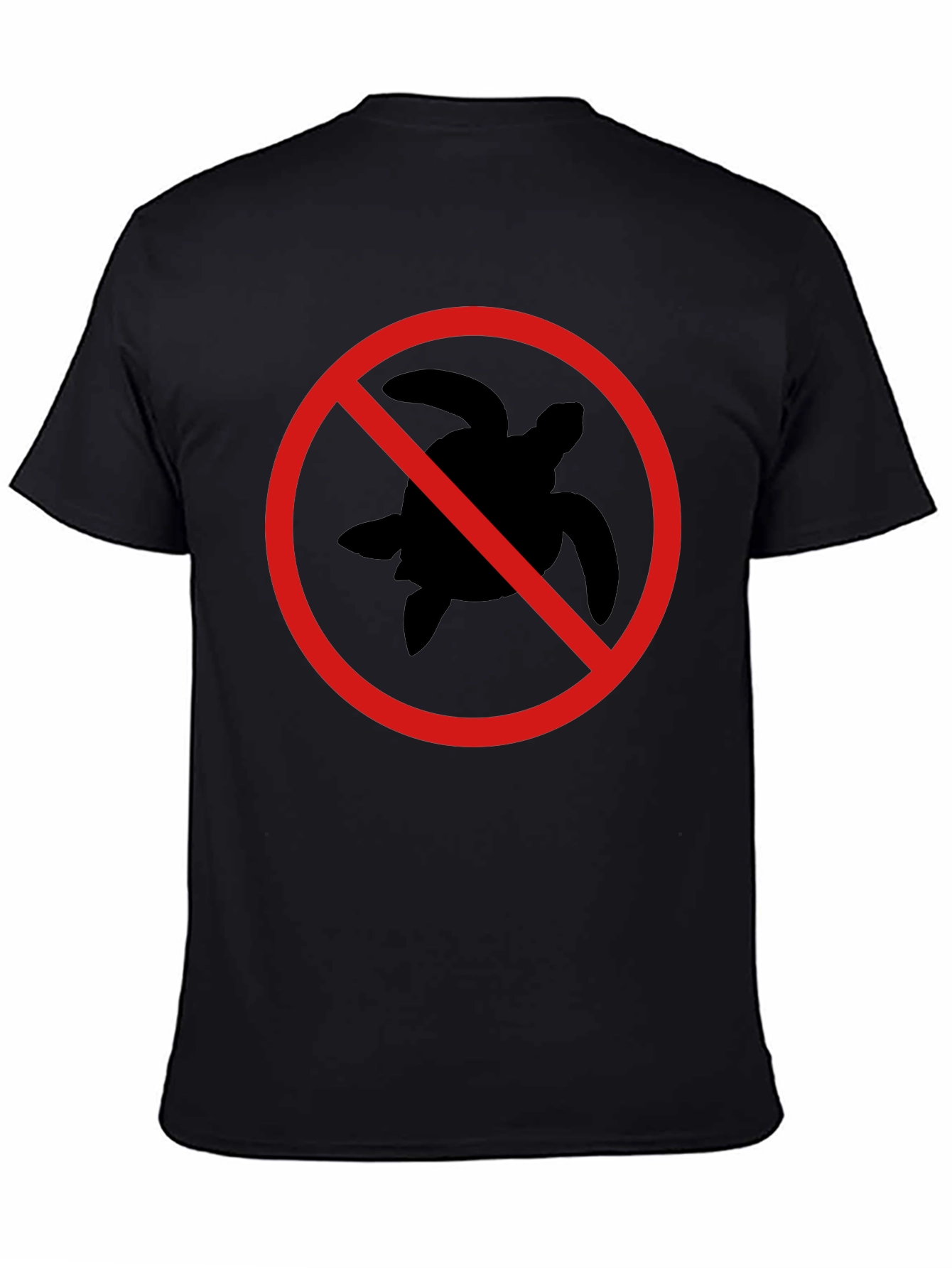 Black No Turtle T-Shirt
