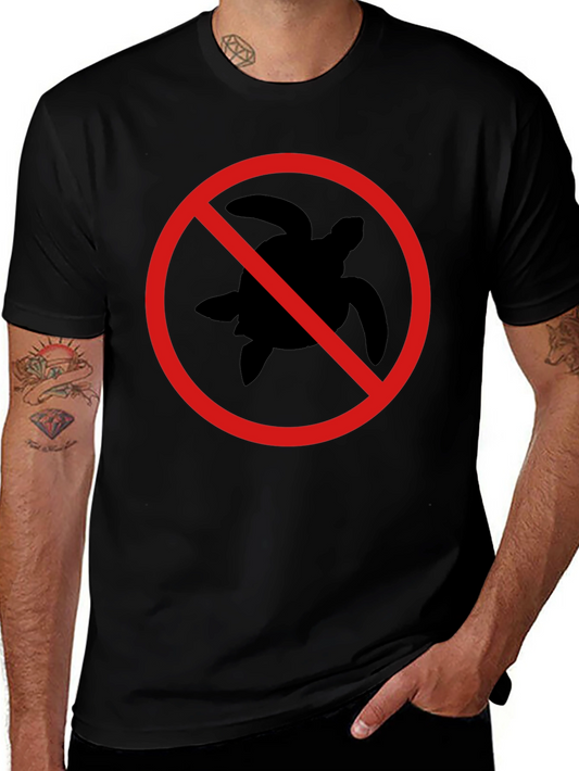 Black No Turtle T-Shirt