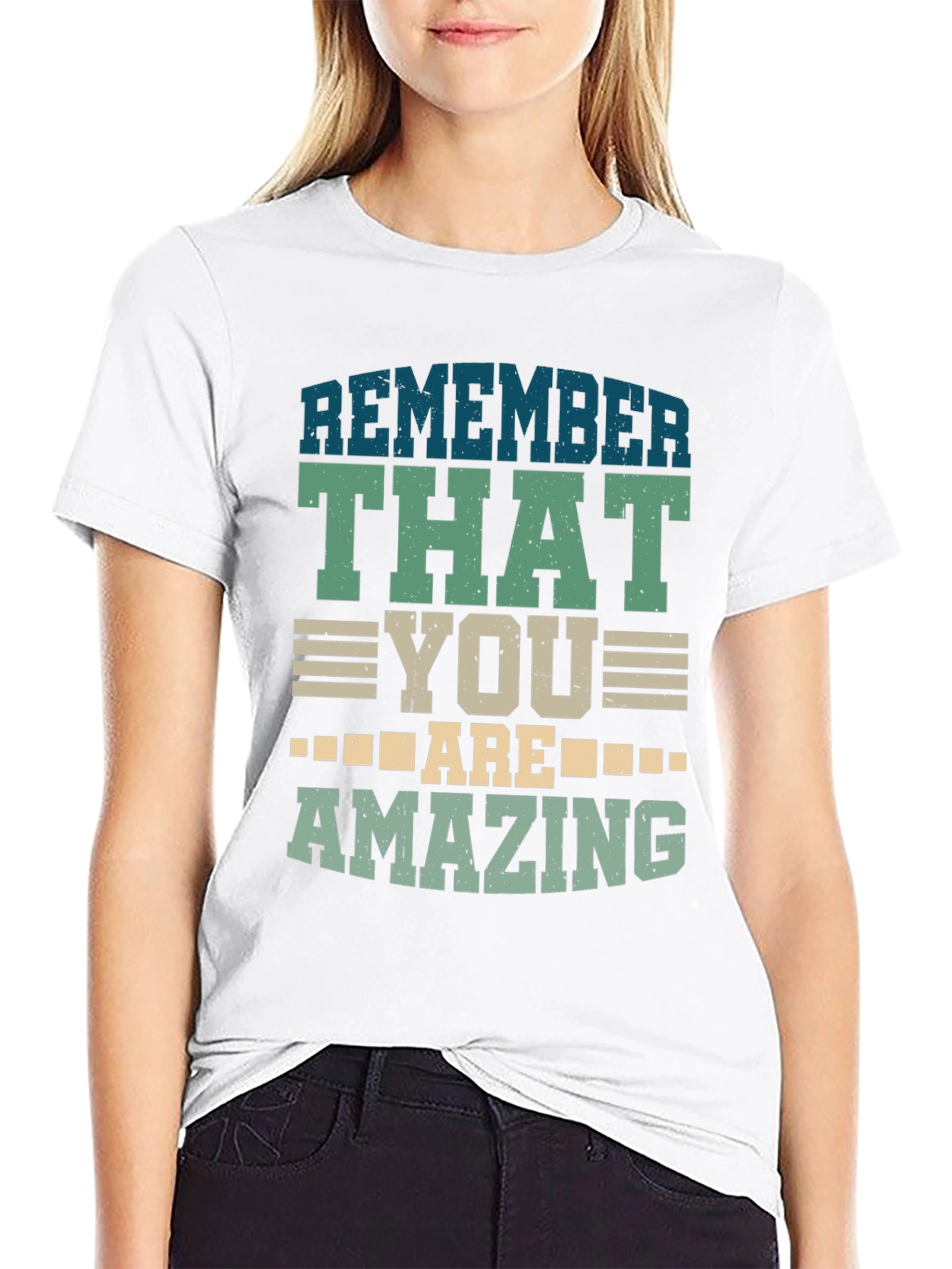 Remember That You Are Amazing Black T-Shirt