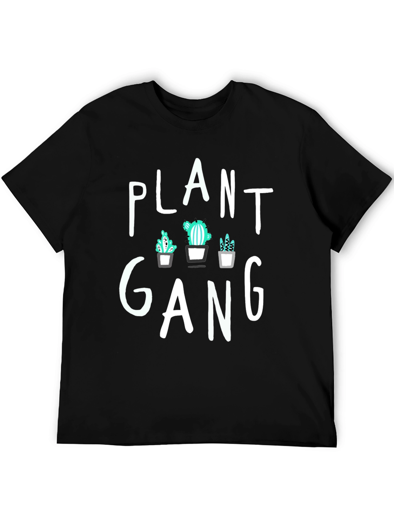 Plant Gang Graphic Tee - Trendy Cactus T-Shirt