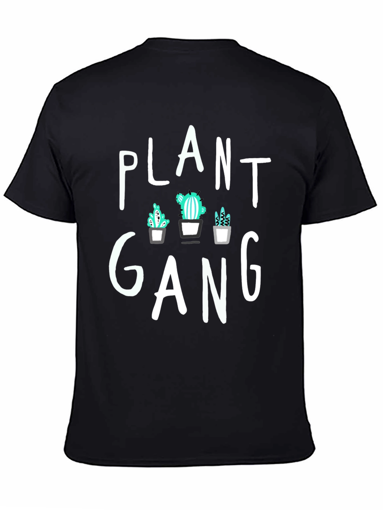 Plant Gang Graphic Tee - Trendy Cactus T-Shirt