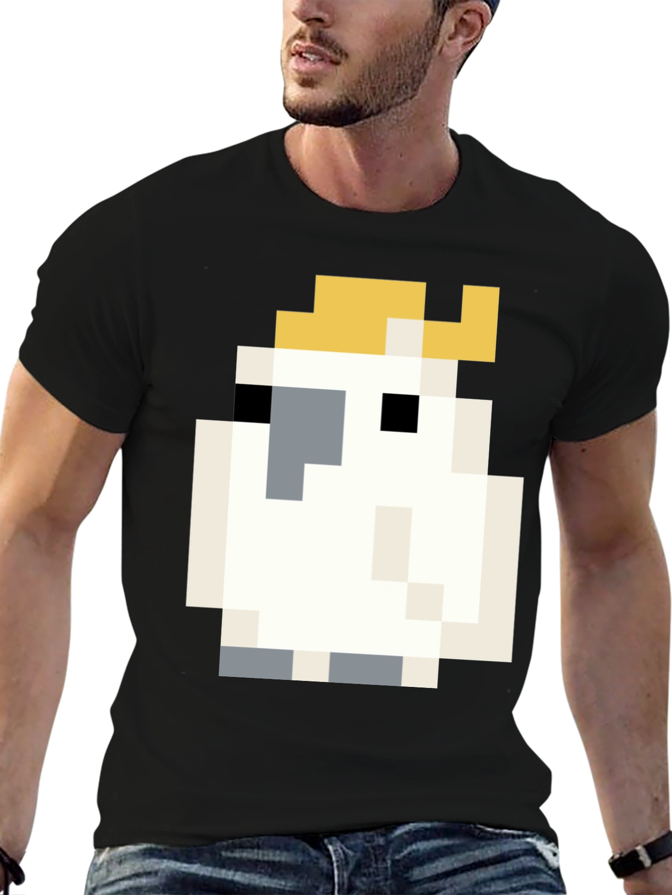 Pixelated Cute Chicken T-Shirt - Fun & Stylish