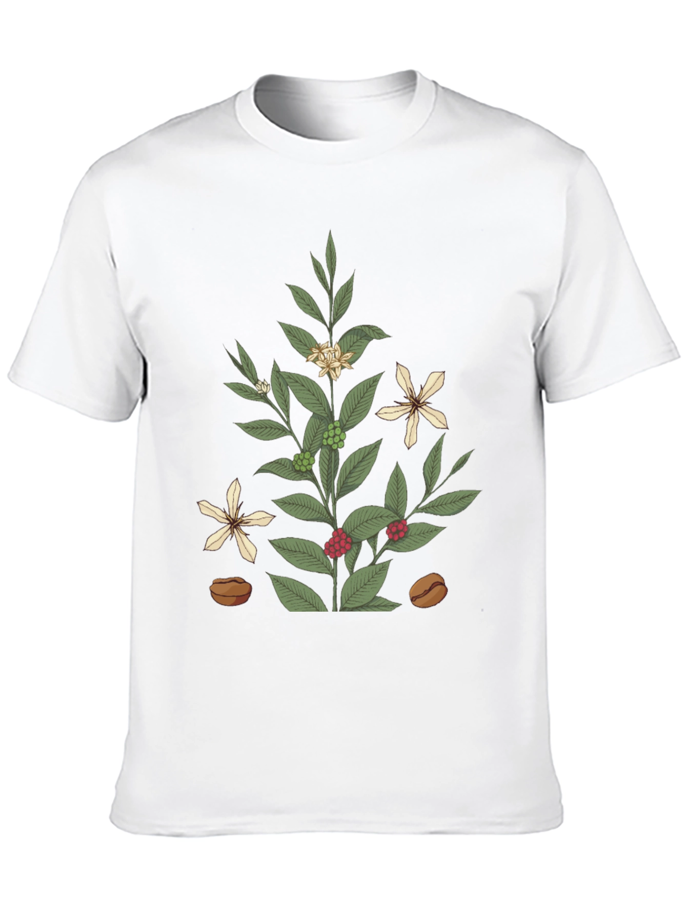 Coffee Plant Graphic Tee - Black