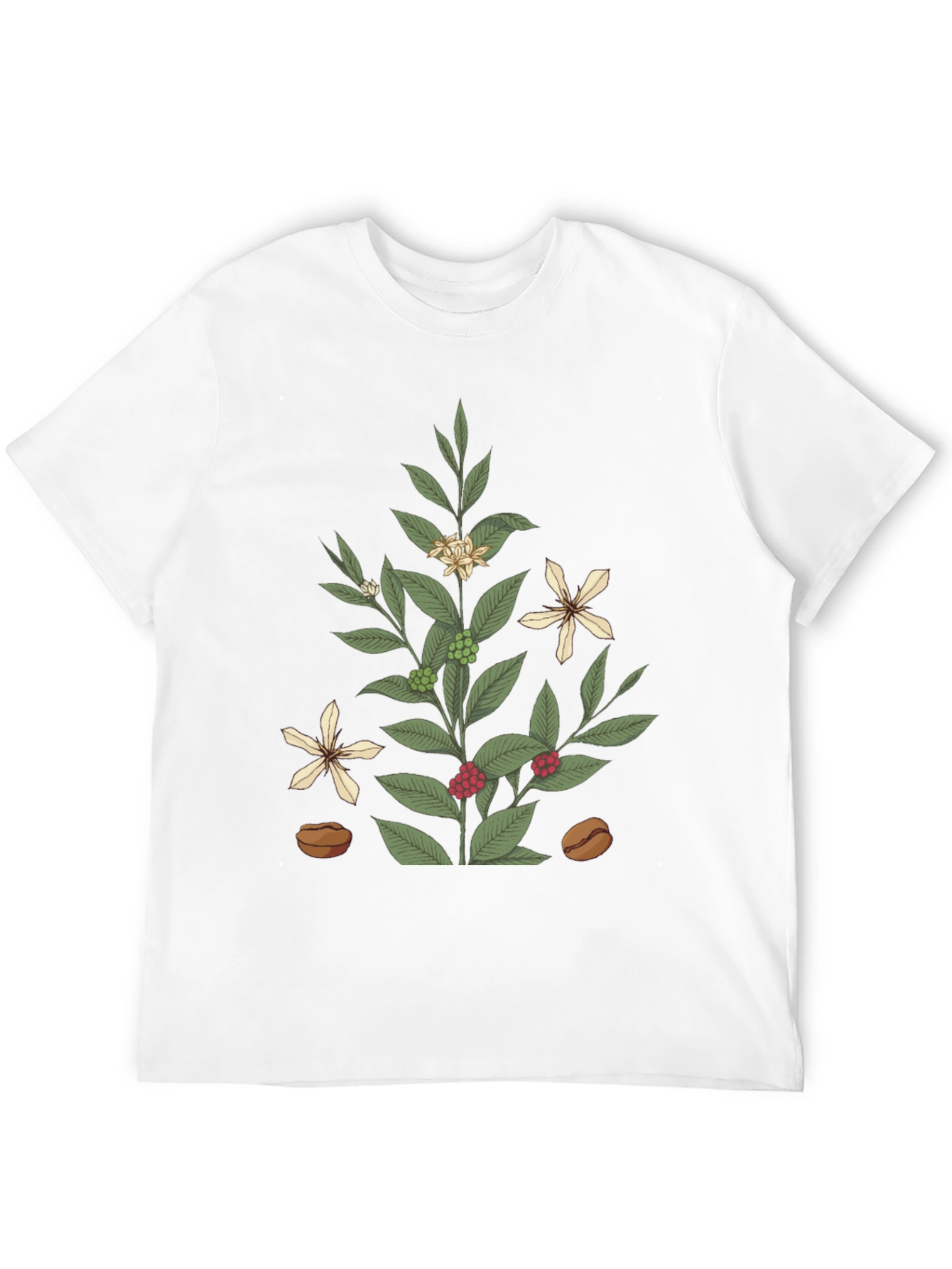Coffee Plant Graphic Tee - Black