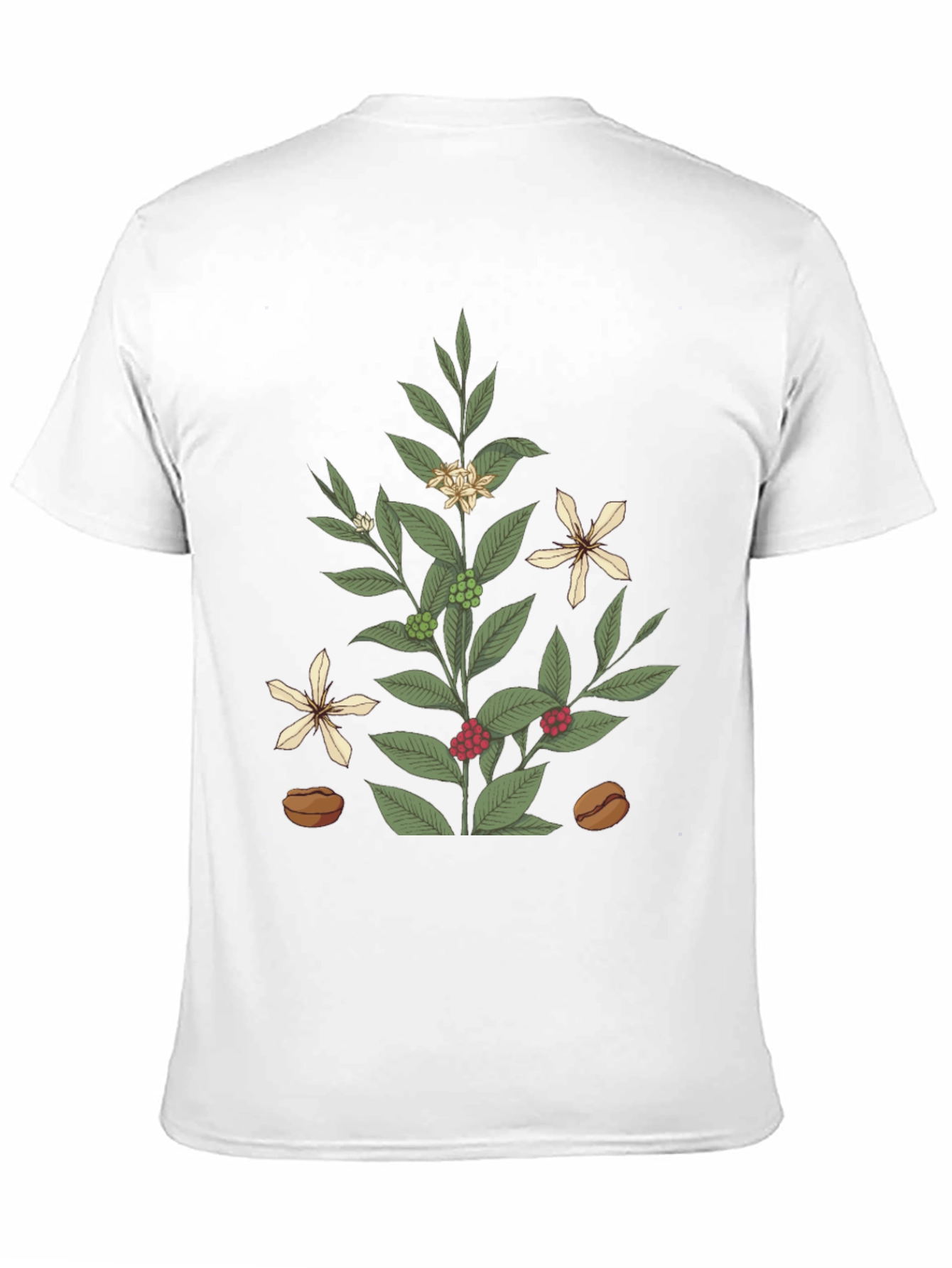 Coffee Plant Graphic Tee - Black