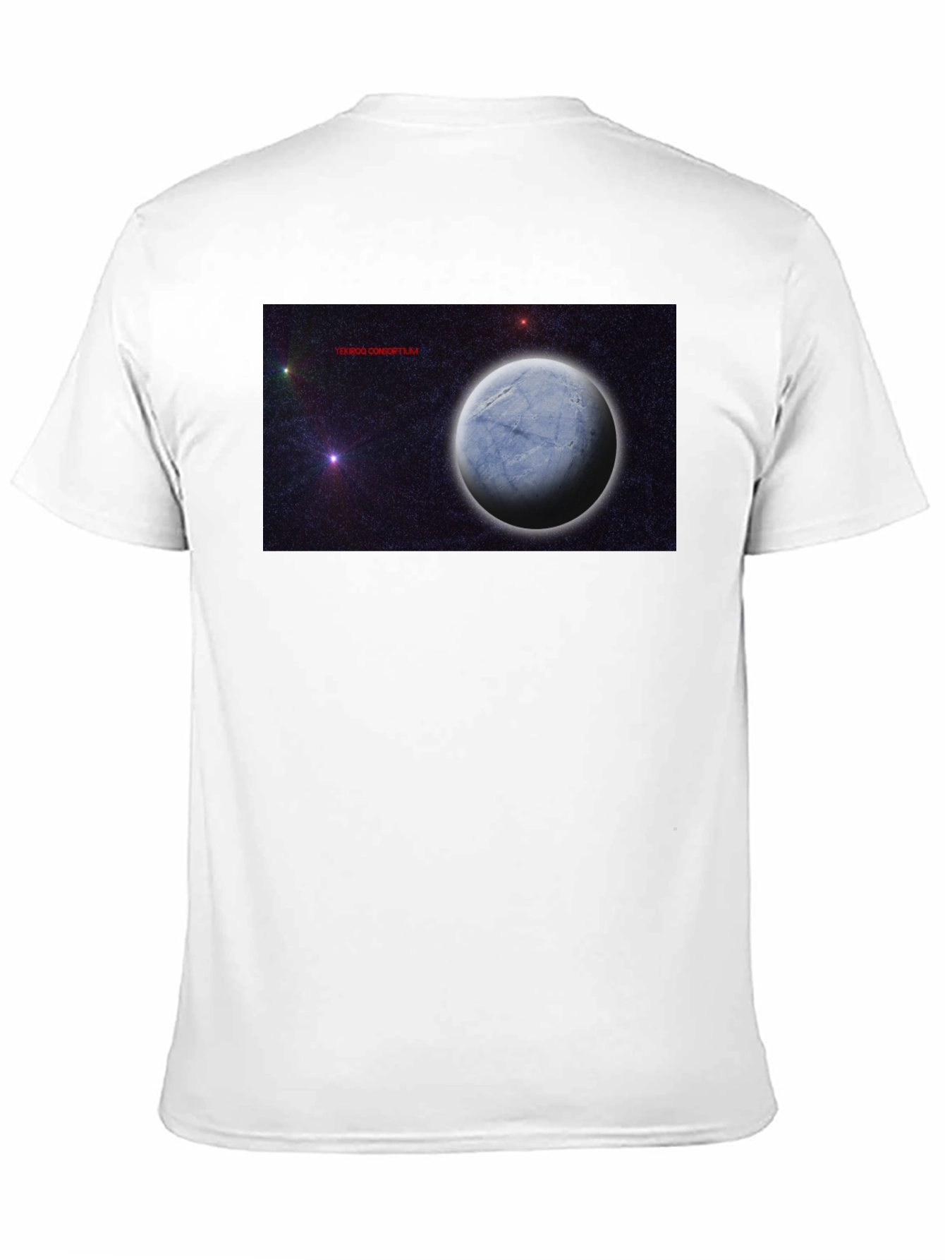 Cosmic Planet Graphic Tee - Black Unisex T-Shirt