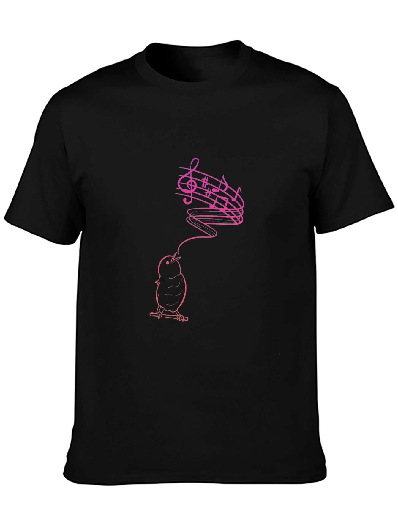 Singing Bird Graphic T-Shirt