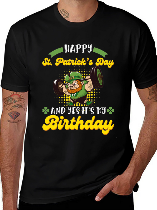 St. Patricks Day Birthday Lifting T-Shirt