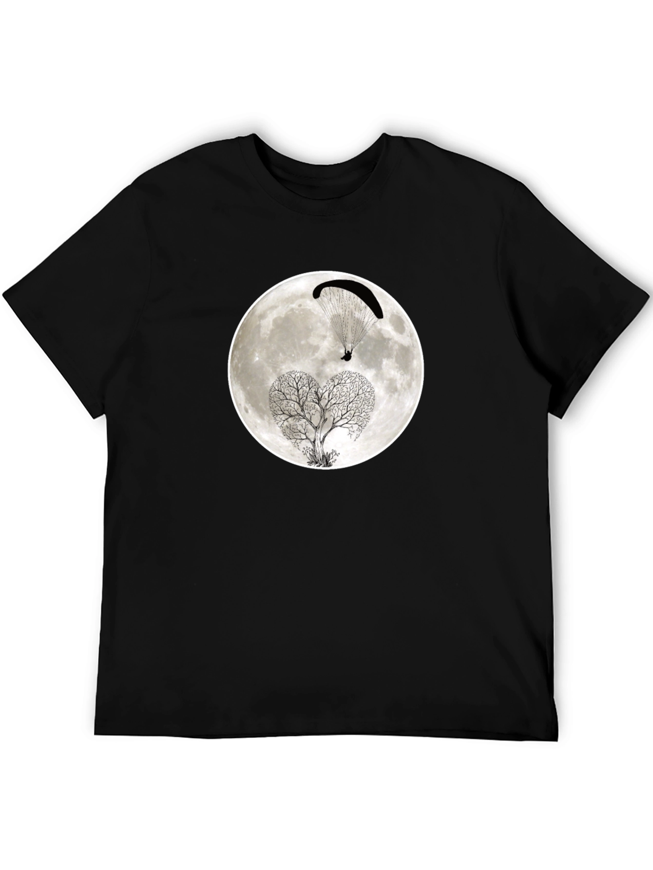 Moon Paraglider Tree Graphic Tee