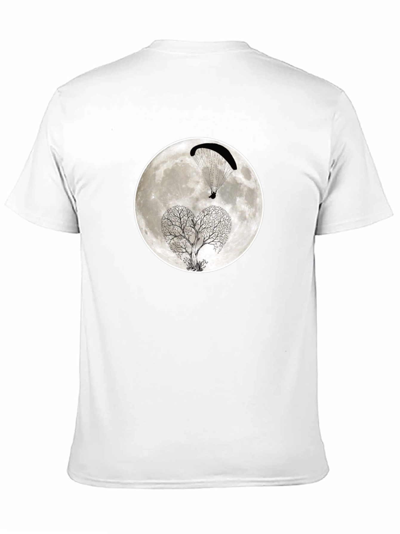 Moon Paraglider Tree Graphic Tee