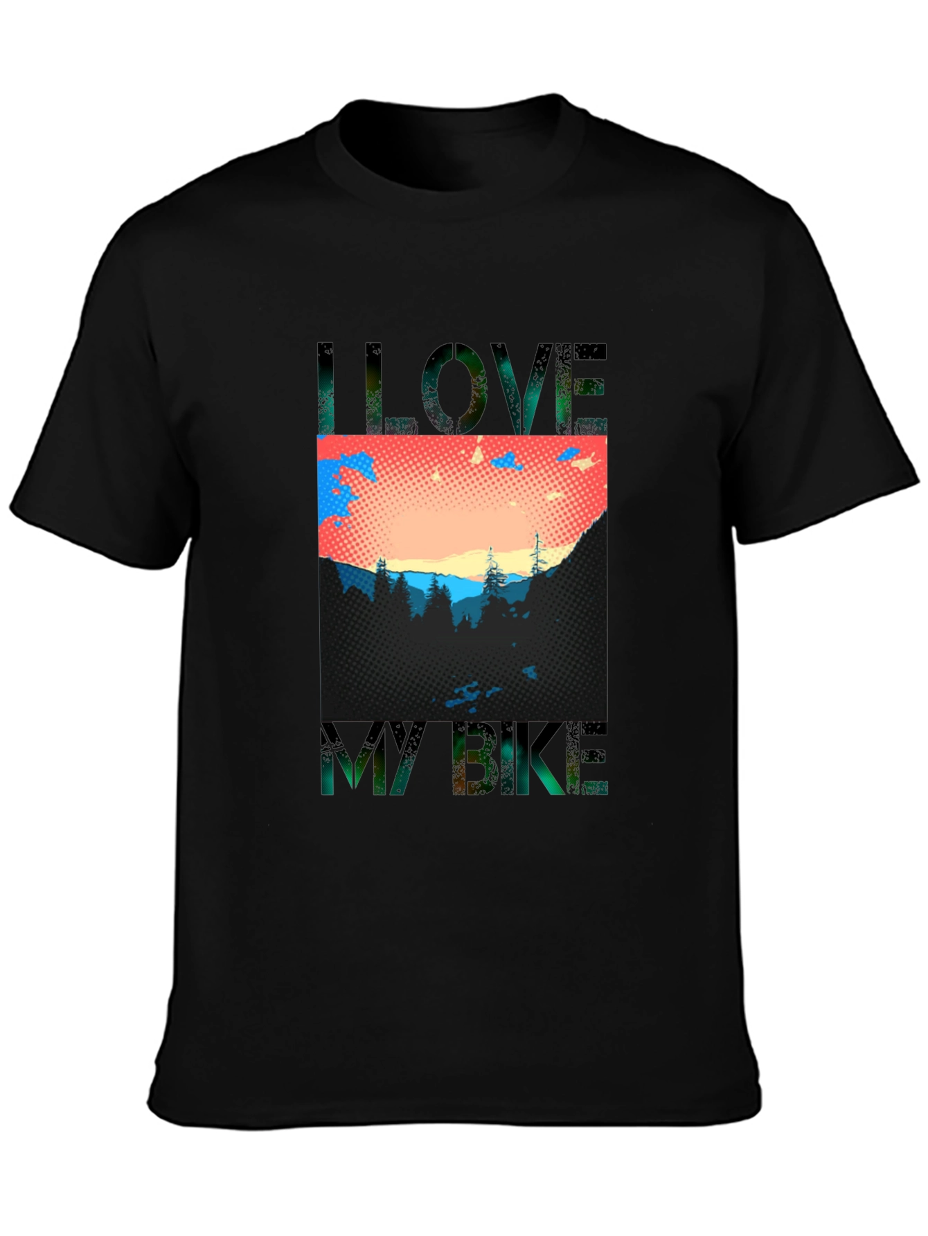 I Love My Bike Graphic Tee
