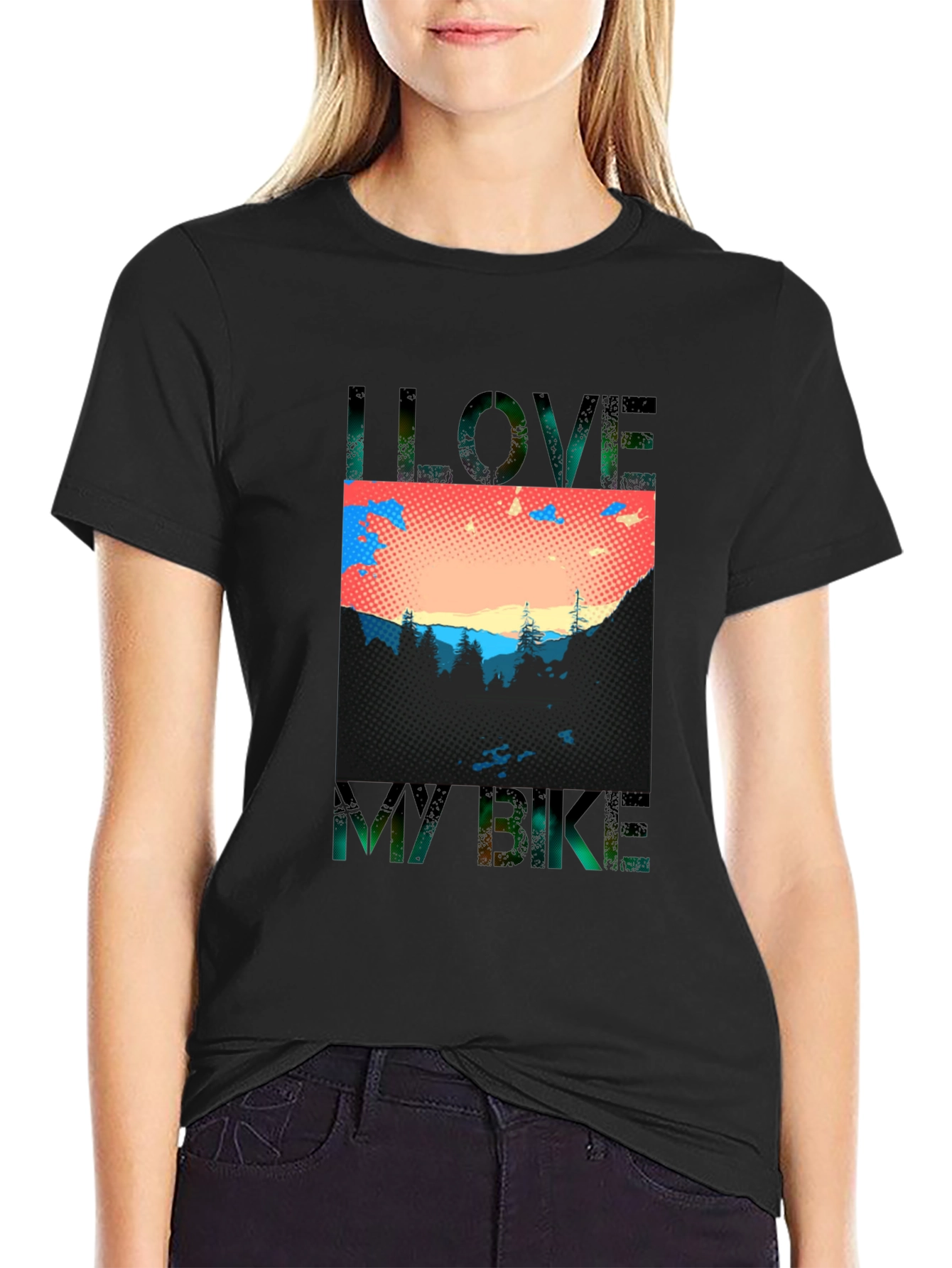 I Love My Bike Graphic Tee
