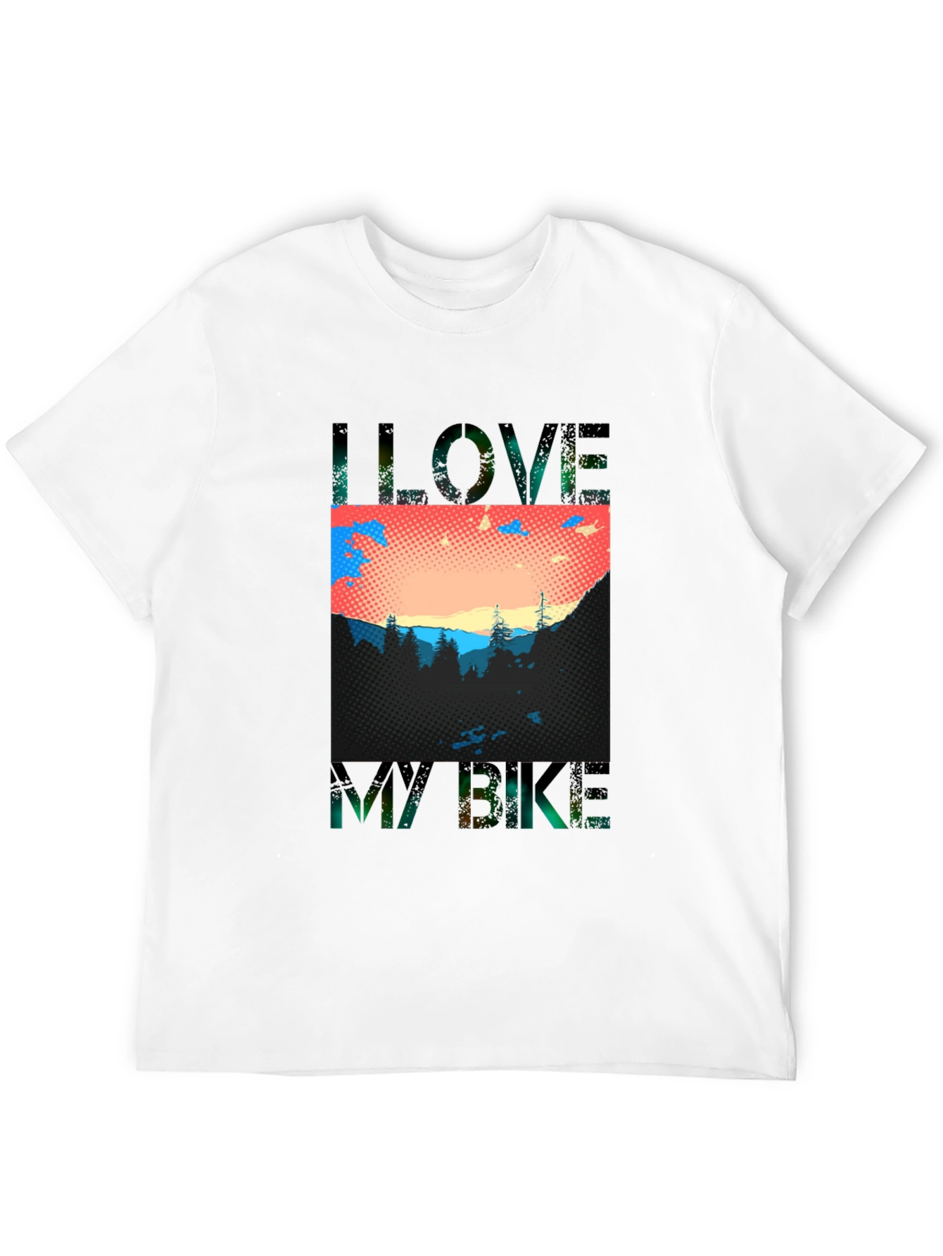 I Love My Bike Graphic Tee