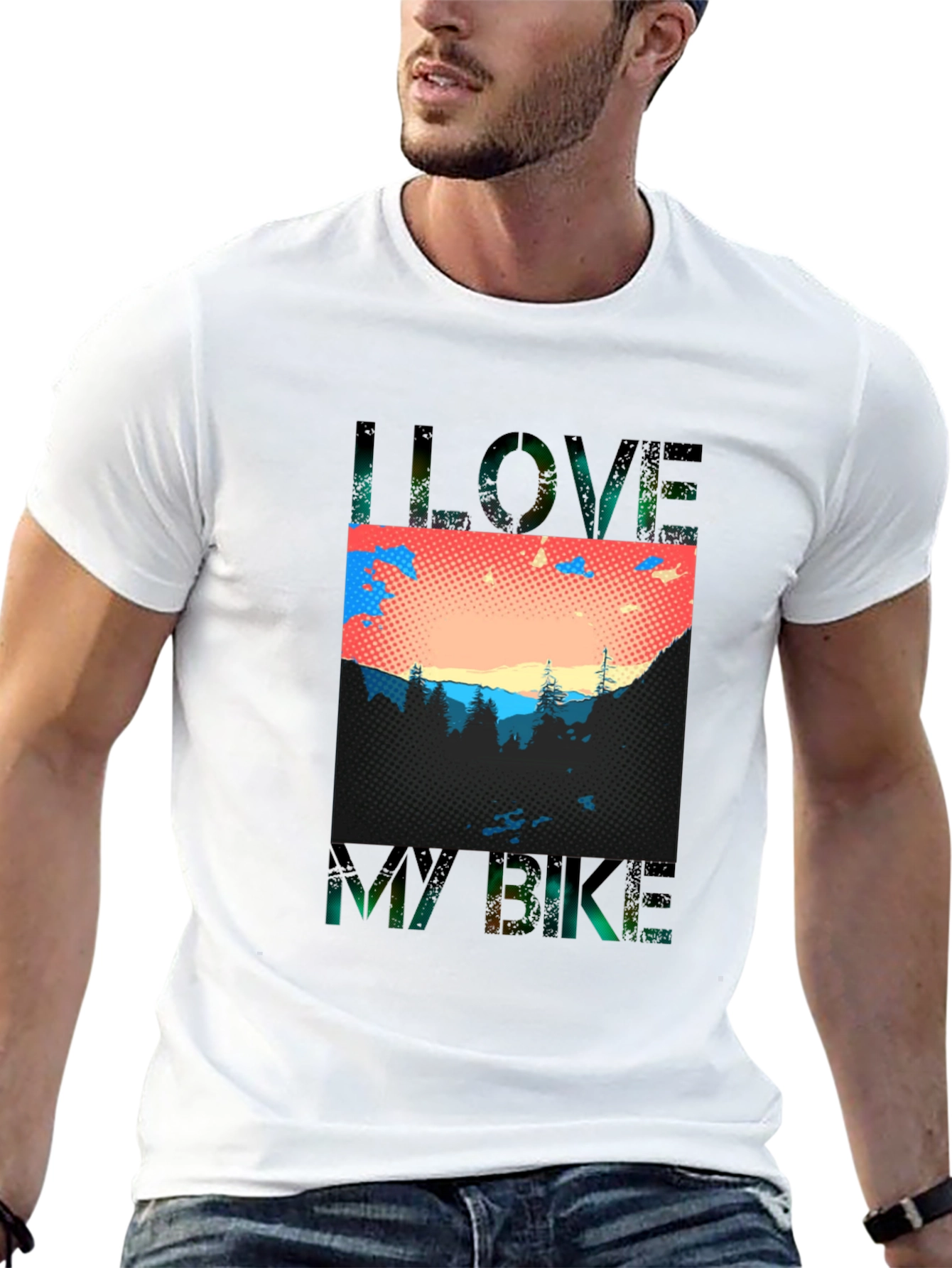 I Love My Bike Graphic Tee