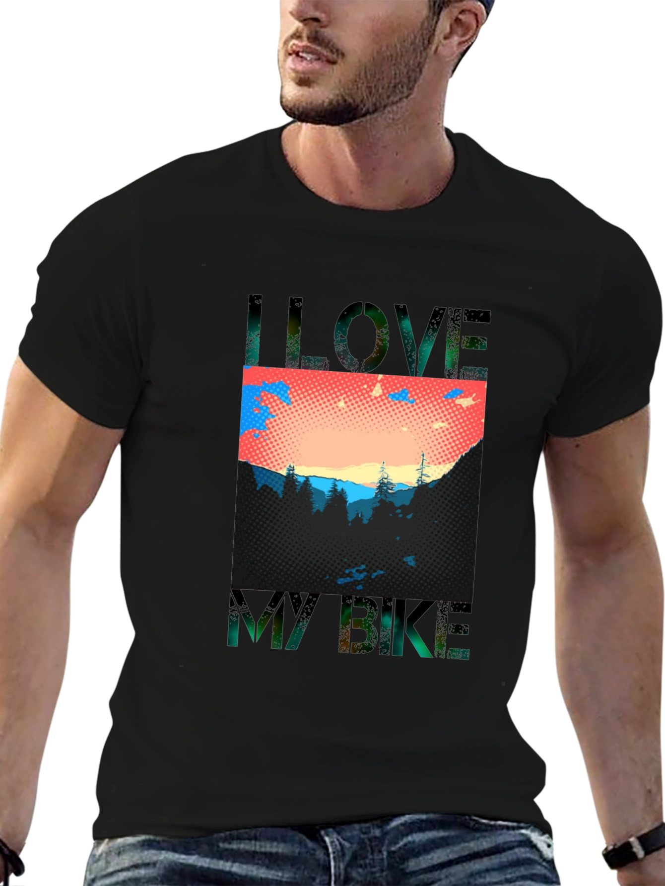 I Love My Bike Graphic Tee
