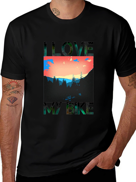 I Love My Bike Graphic Tee
