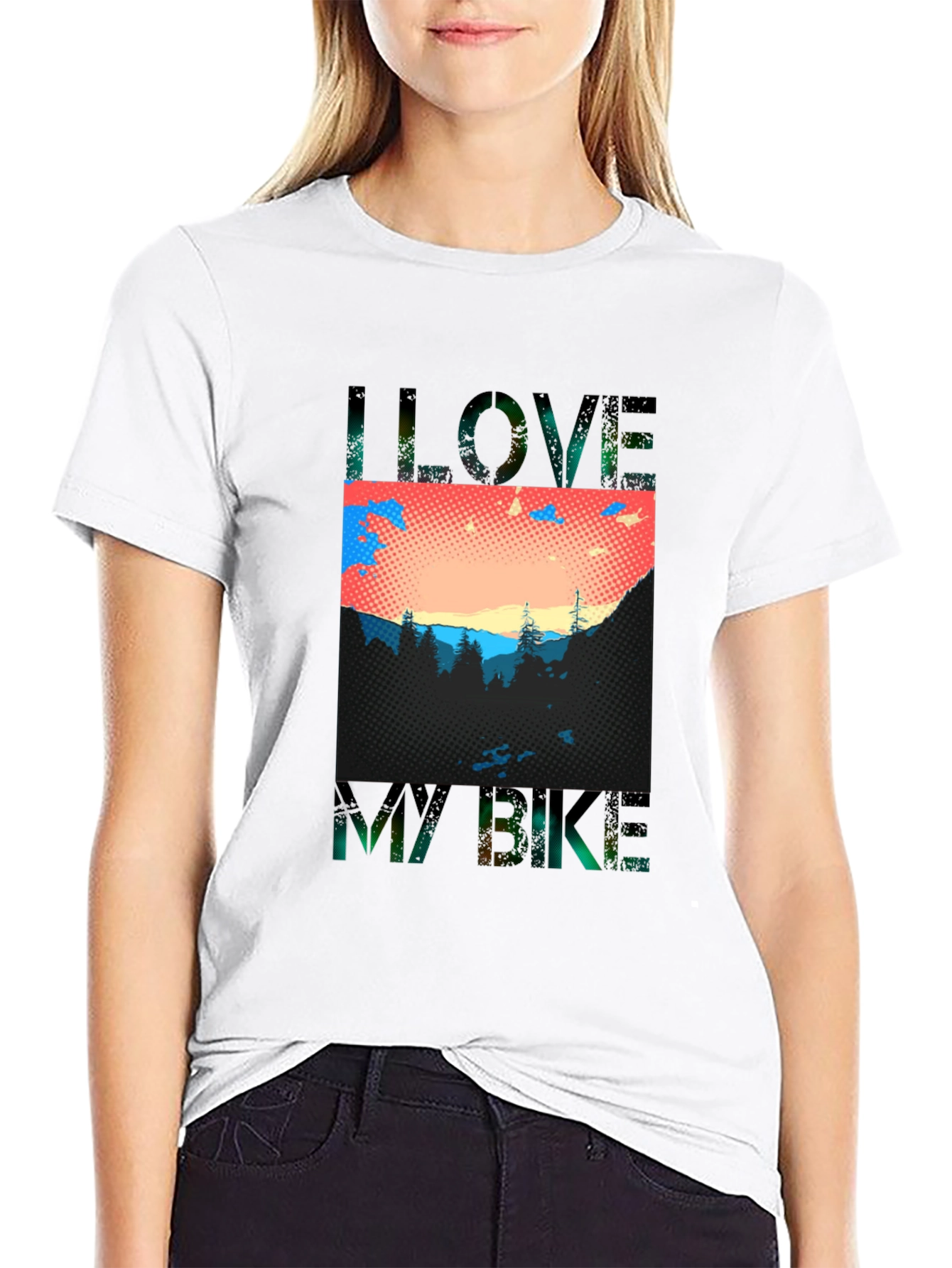 I Love My Bike Graphic Tee