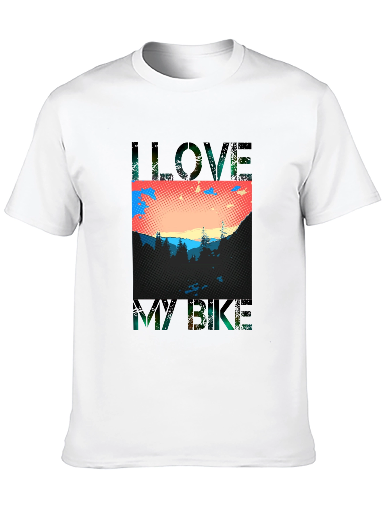 I Love My Bike Graphic Tee