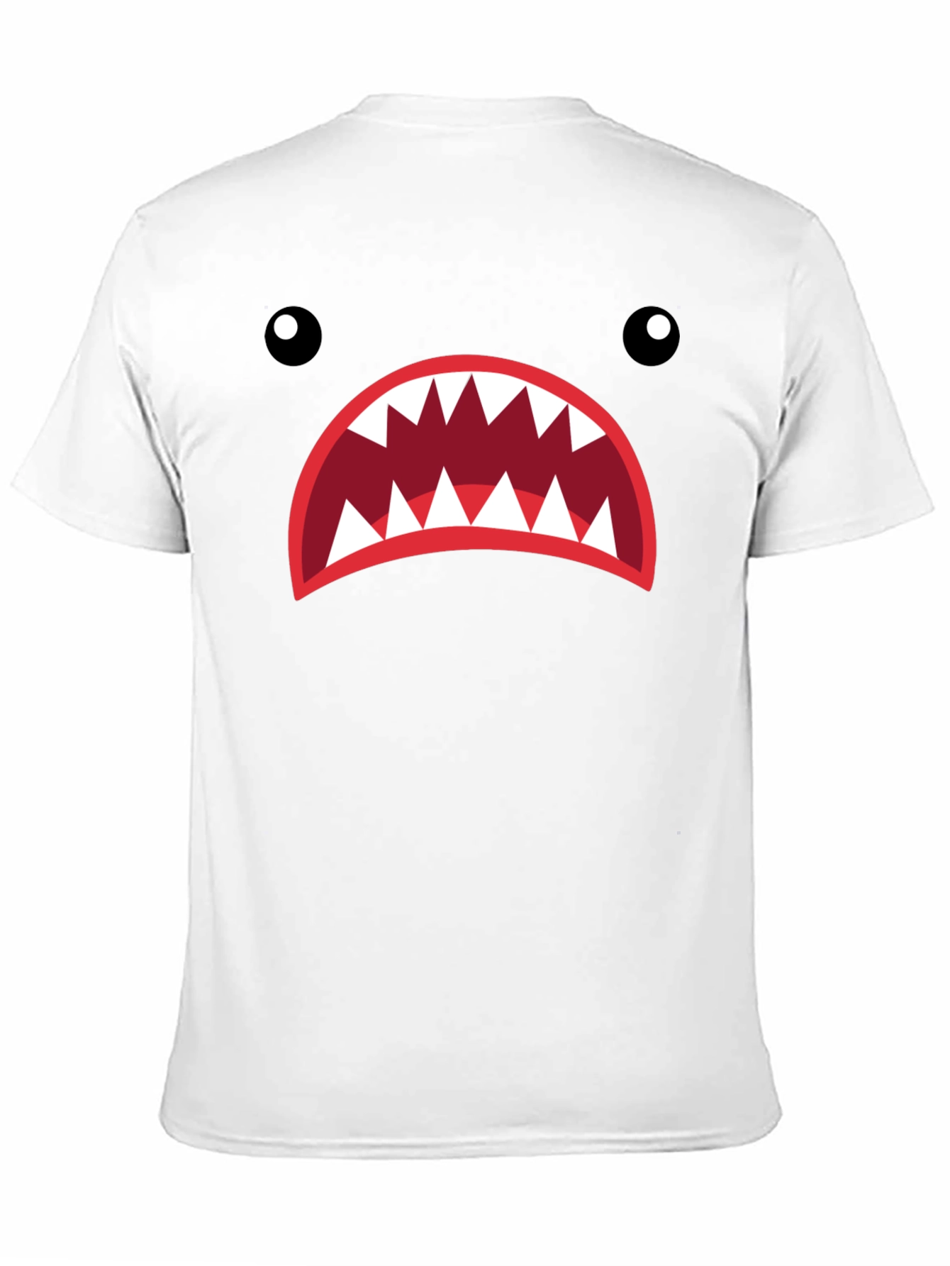 Monster Mouth Graphic Tee - Unique Design Casual Style