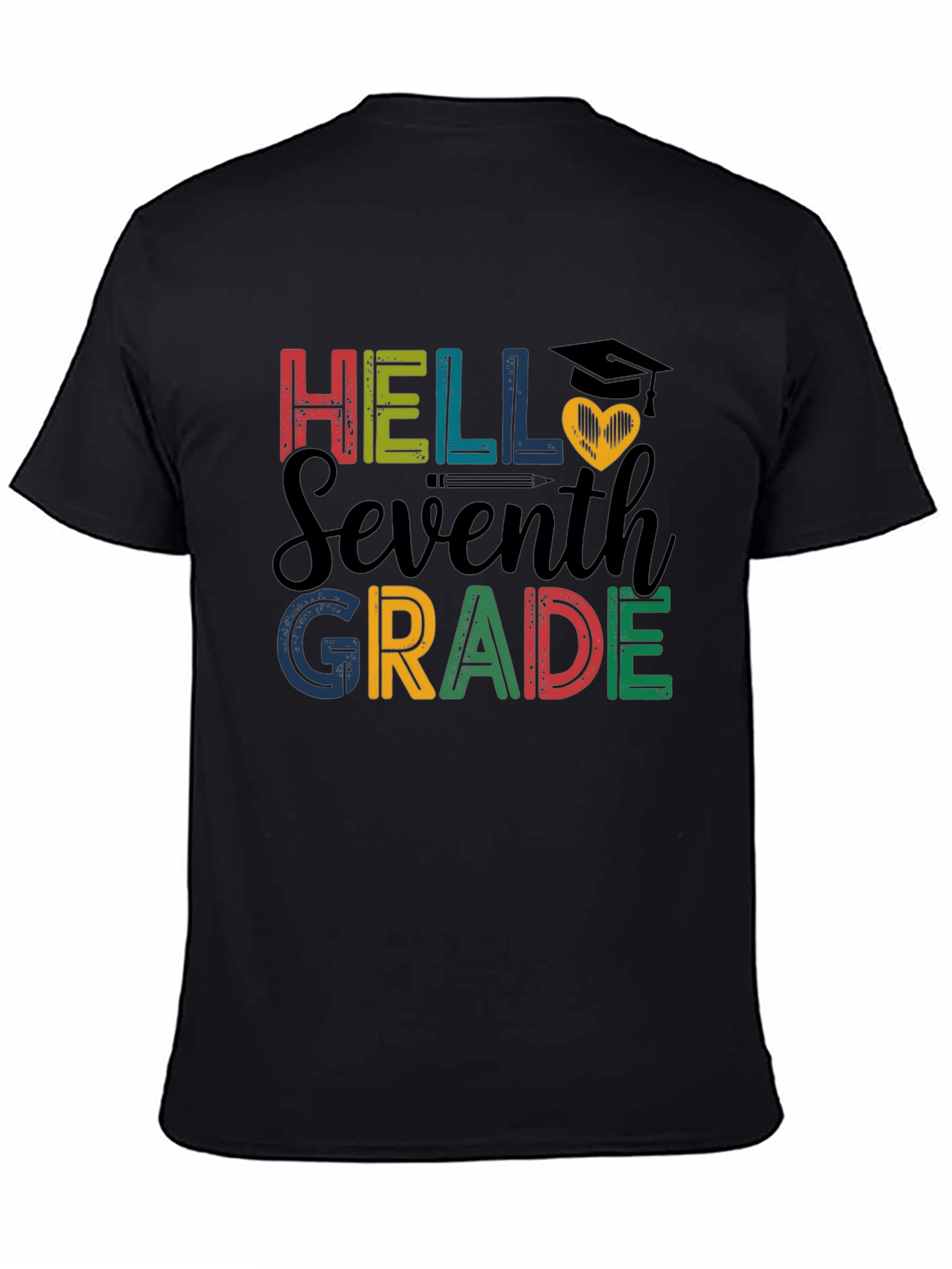 Hello Seventh Grade Graphic T-Shirt
