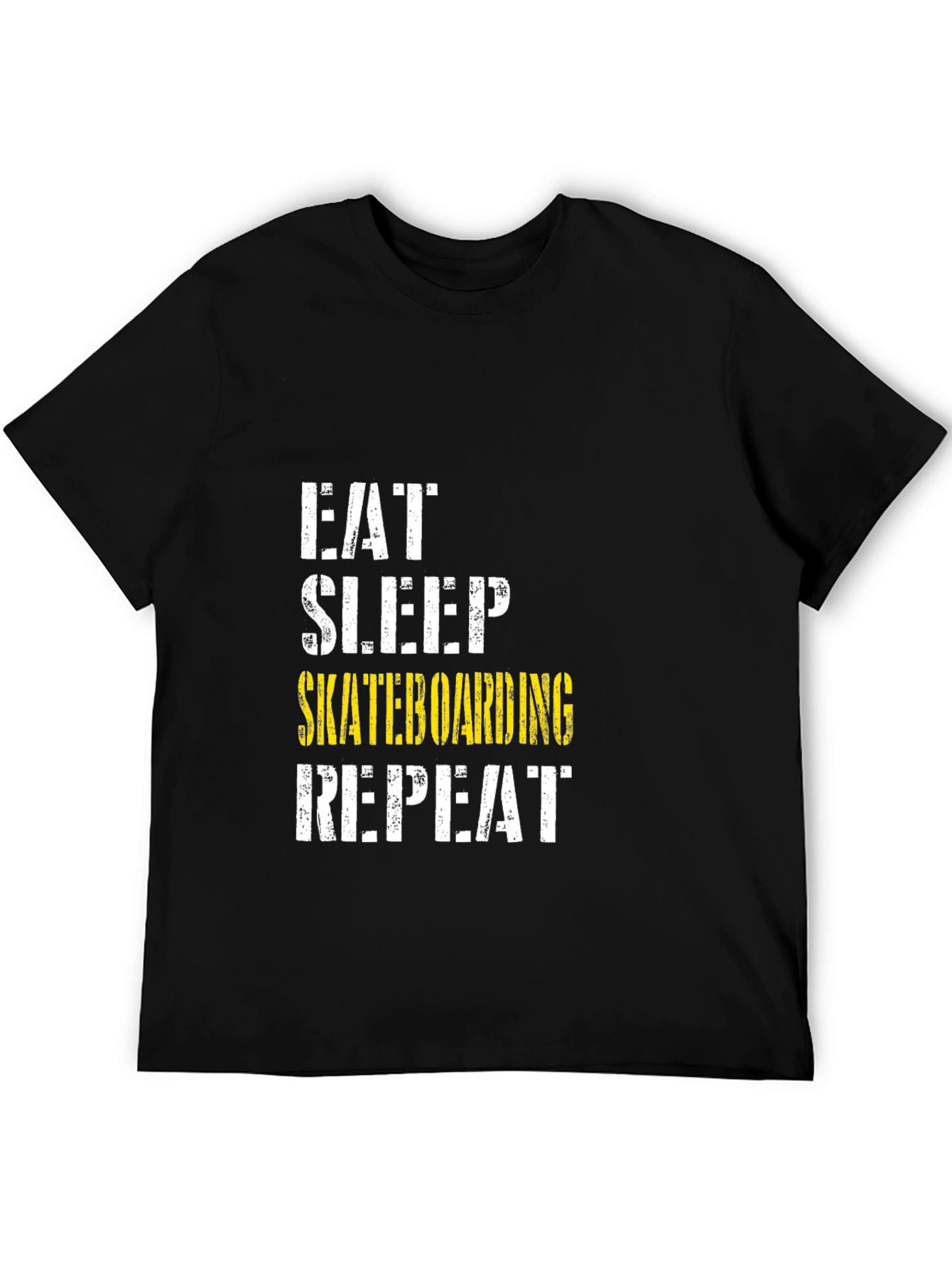 Eat Sleep Skateboarding Repeat Graphic Tee