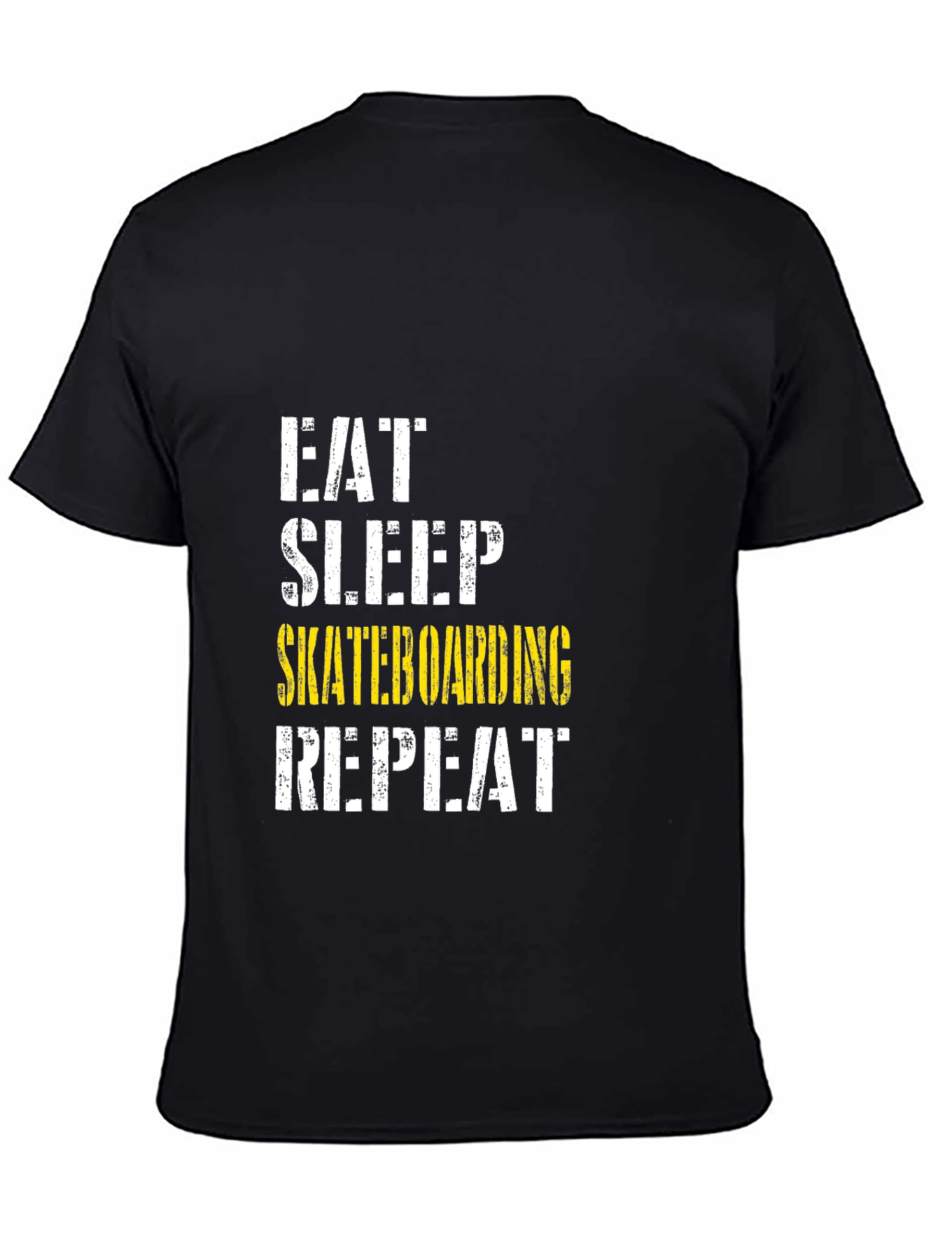 Eat Sleep Skateboarding Repeat Graphic Tee