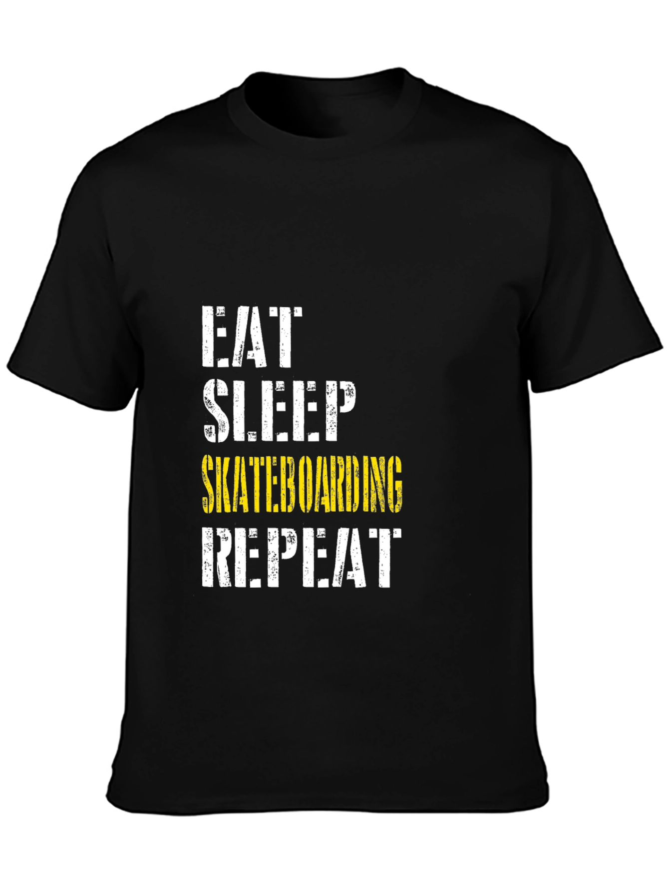 Eat Sleep Skateboarding Repeat Graphic Tee