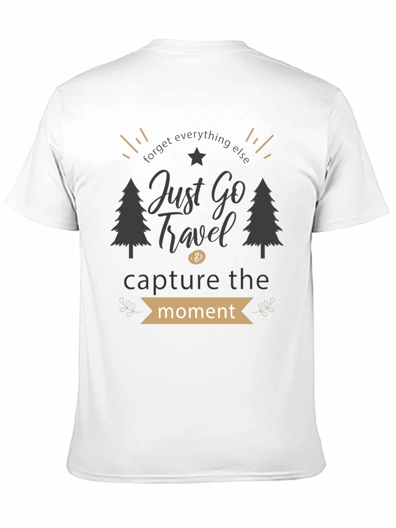 Just Go Travel Graphic Tee - Adventure Awaits!