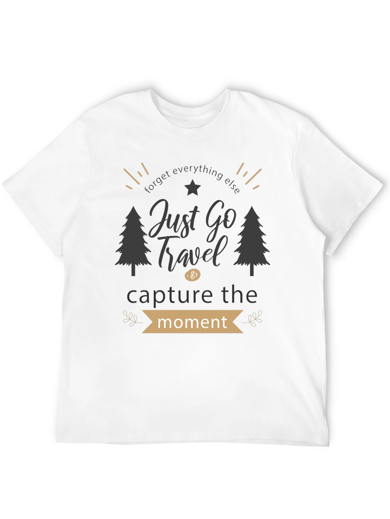 Just Go Travel Graphic Tee - Adventure Awaits!